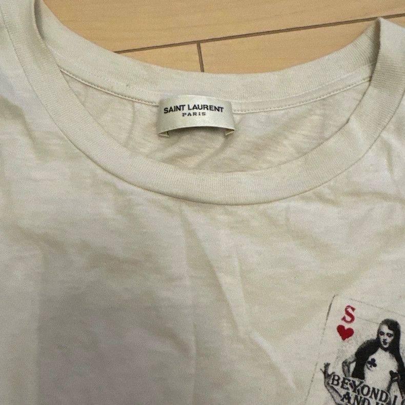 Saint Laurent Paris Saint laurent paris White short sleeve 2506-Nextarrow Size US M / EU 48-50 / 2 - 3 Thumbnail
