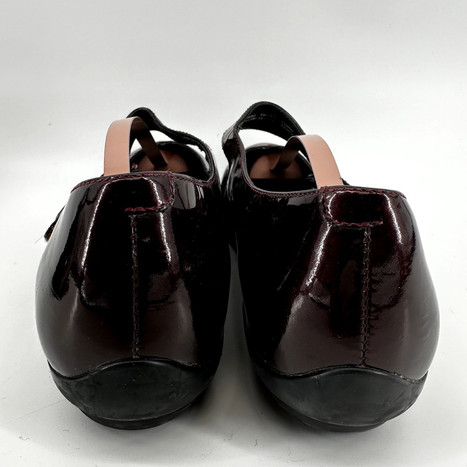 Dansko Dansko Opal Patent Mary Jane Flat Leather Black Cherry 10 Size US 10 / IT 40 - 6 Thumbnail