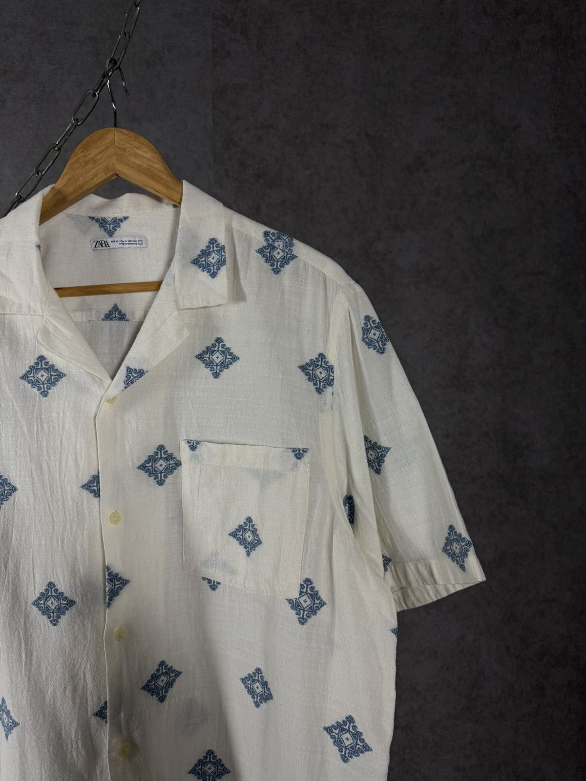 Zara Zara Man art crazy hawaiian designer shirt Size US XL / EU 56 / 4 - 2 Thumbnail