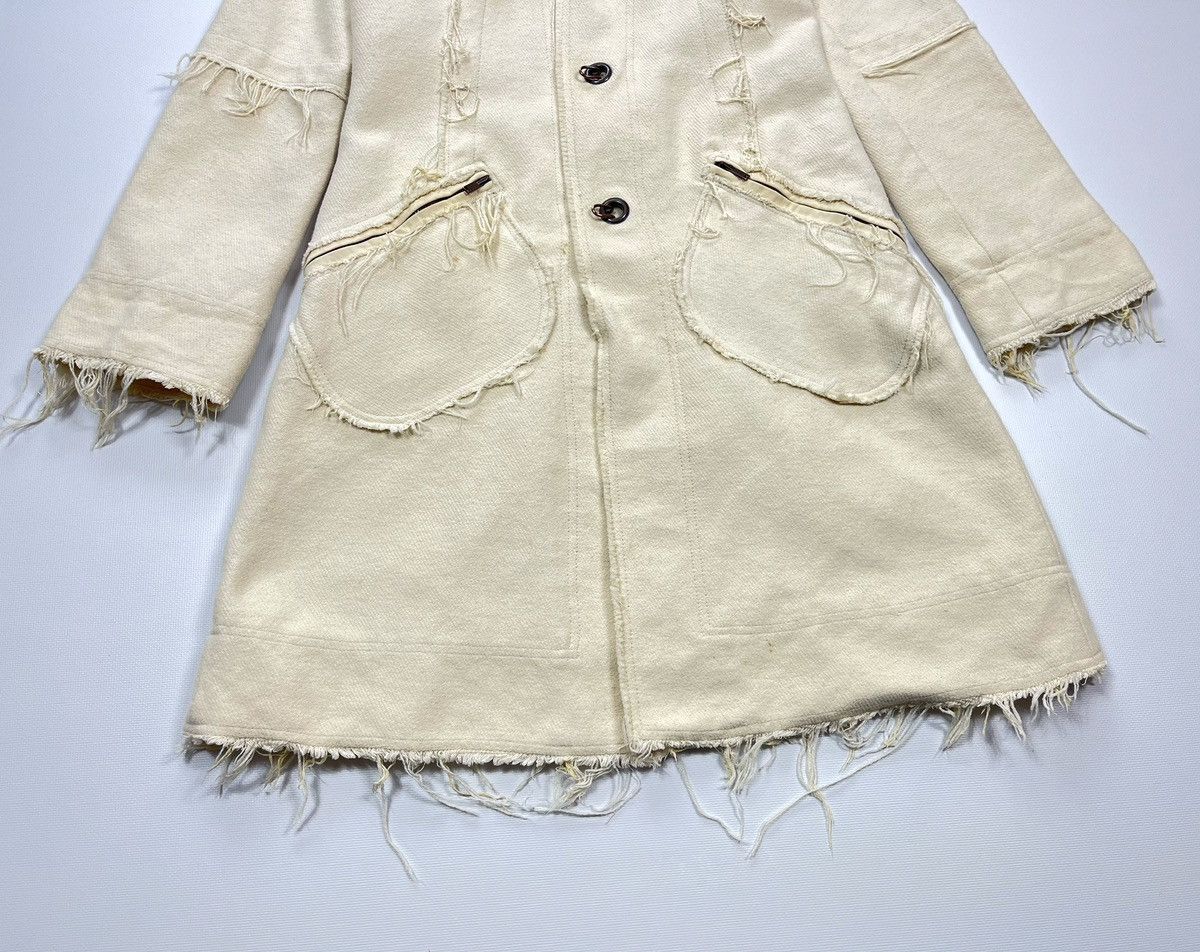 Diesel Diesel Trench Coat Denim Wool Grunge Y2K Vintage Size M Size M / US 6-8 / IT 42-44 - 9 Thumbnail