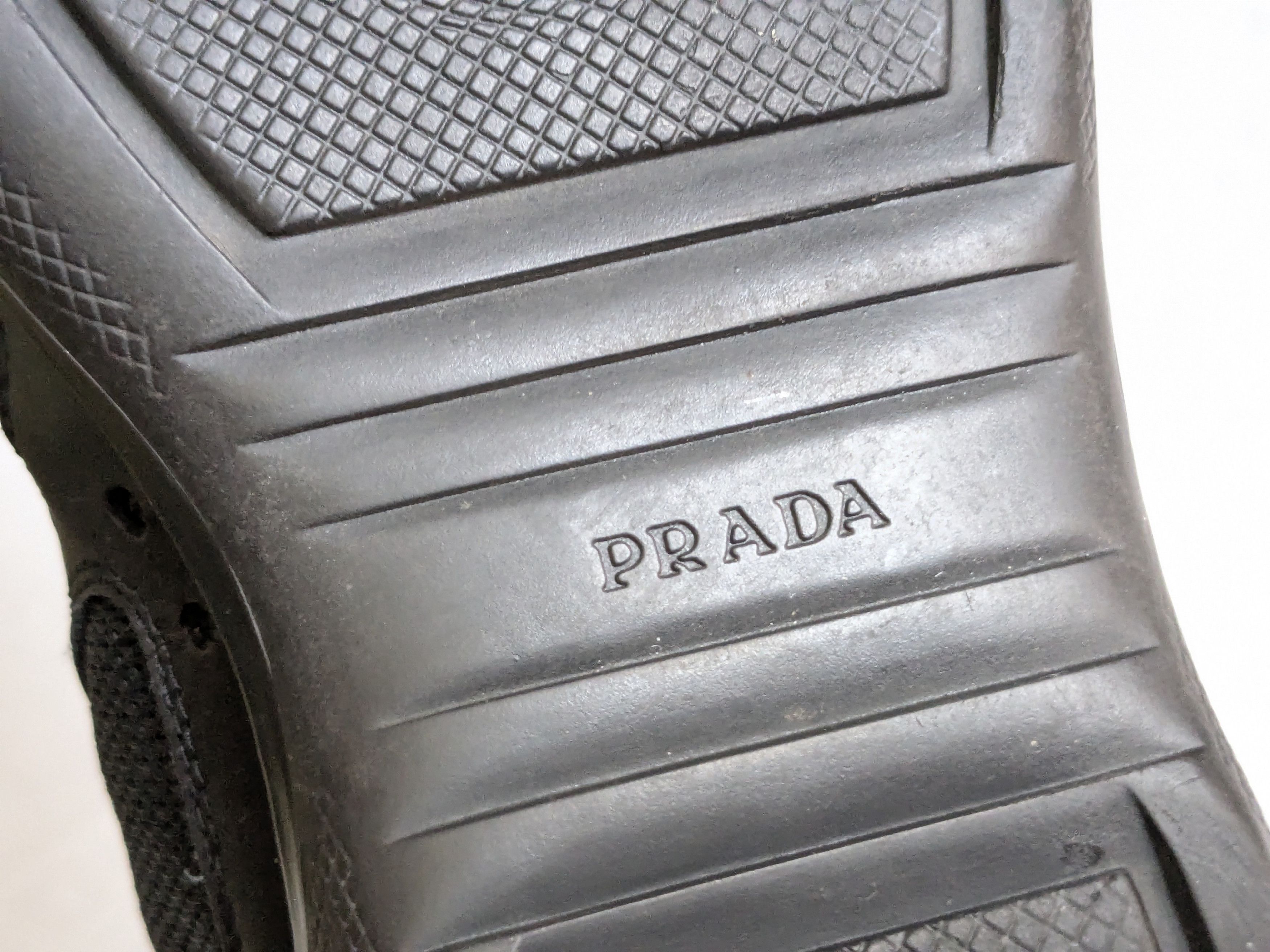 Prada Prada America's Cup Sneakers Black 9 Low Tops Leather Red Size US 9 / EU 42 - 16 Thumbnail