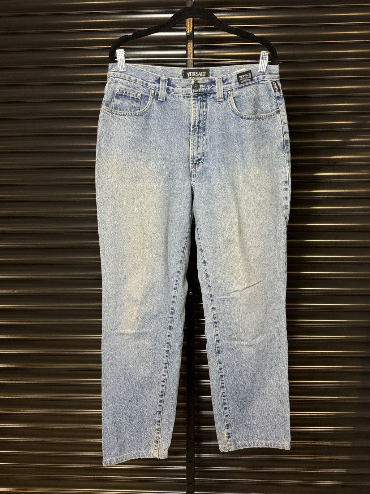 Versace Jeans Couture Vintage 90s Versace Jeans Couture Denim - 34 Size US 33 - 3 Thumbnail