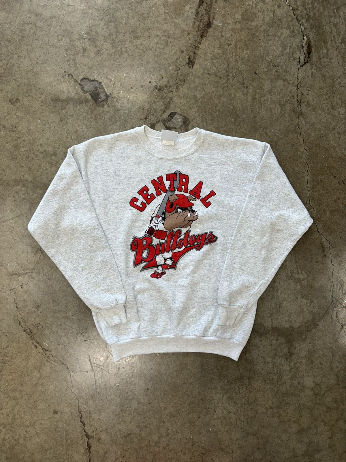 Vintage Vintage Central Bulldogs Cotton Blend Tee Lee Tag Large Size US L / EU 52-54 / 3 - 2 Thumbnail