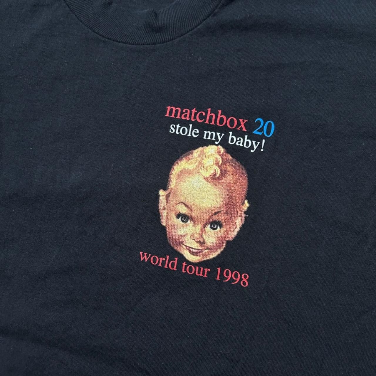 Band Tees × Vintage 1998 Matchbox 20 "Stole My Baby!" World Tour T Shirt Size US L / EU 52-54 / 3 - 4 Thumbnail