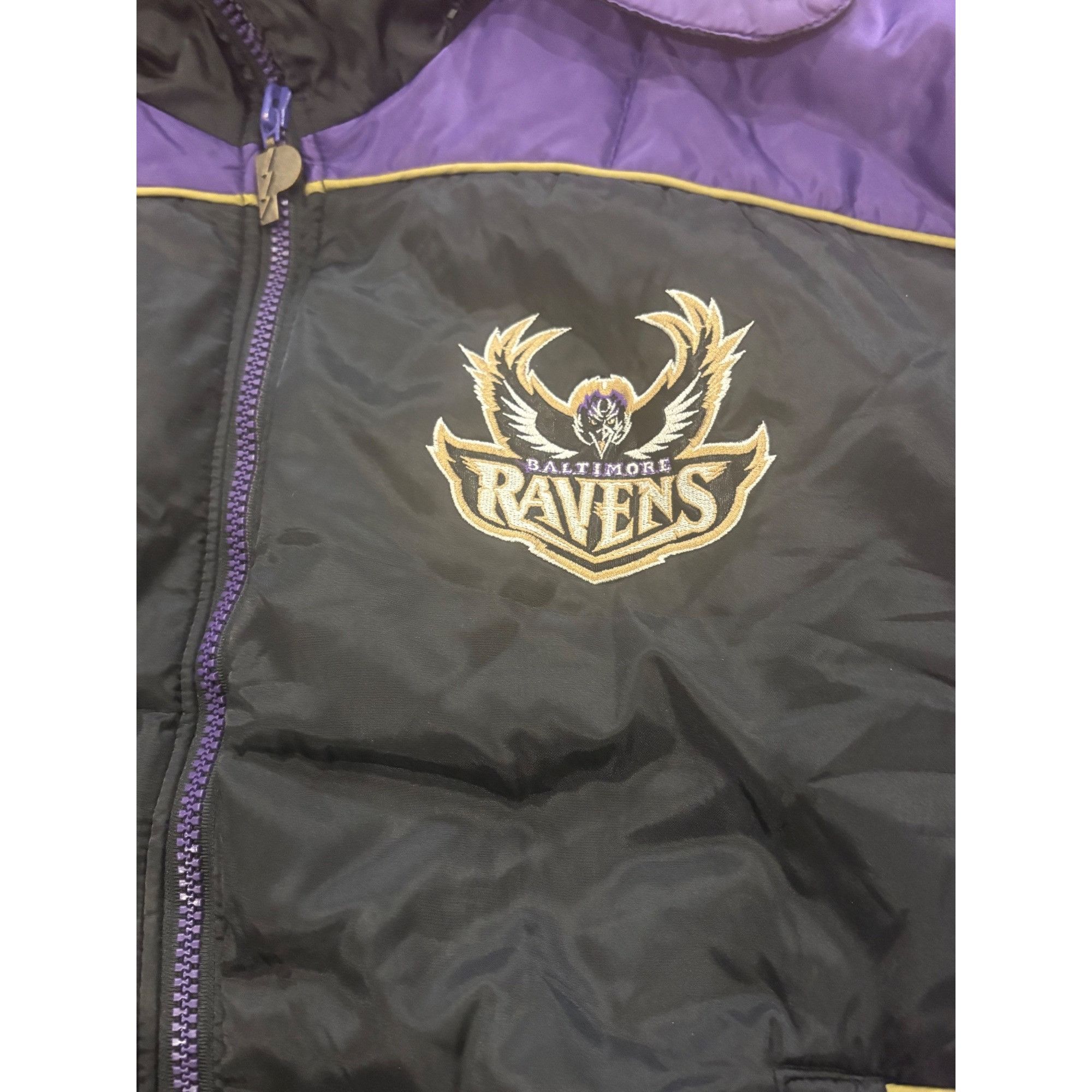 Pro Player Vintage 90s Pro Player Baltimore Ravens Old Logo NFL Puffer Size US L / EU 52-54 / 3 - 6 Thumbnail