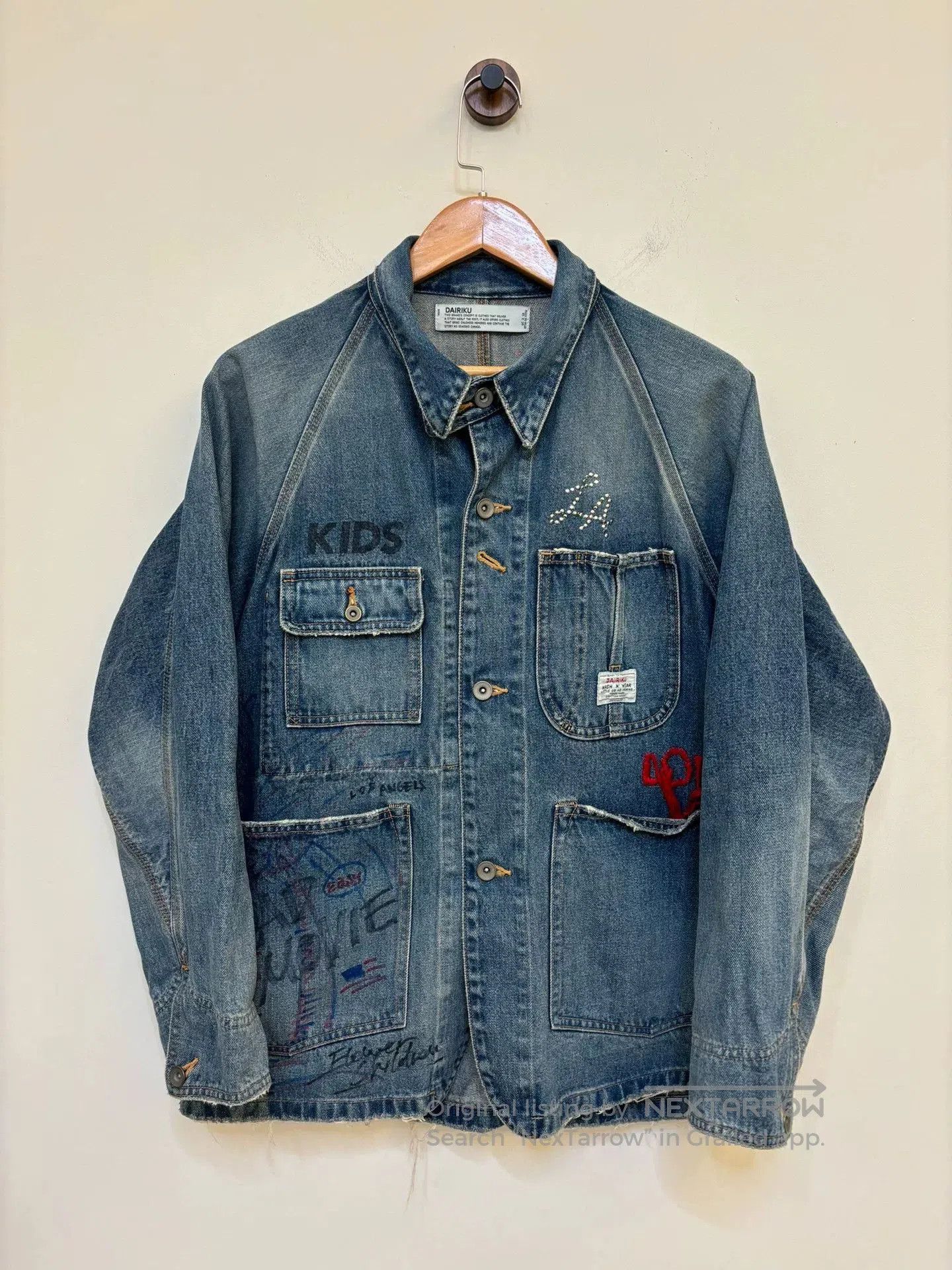 KUON Dairiku Limited Denim Jacket. Size US M / EU 48-50 / 2 - 3 Thumbnail