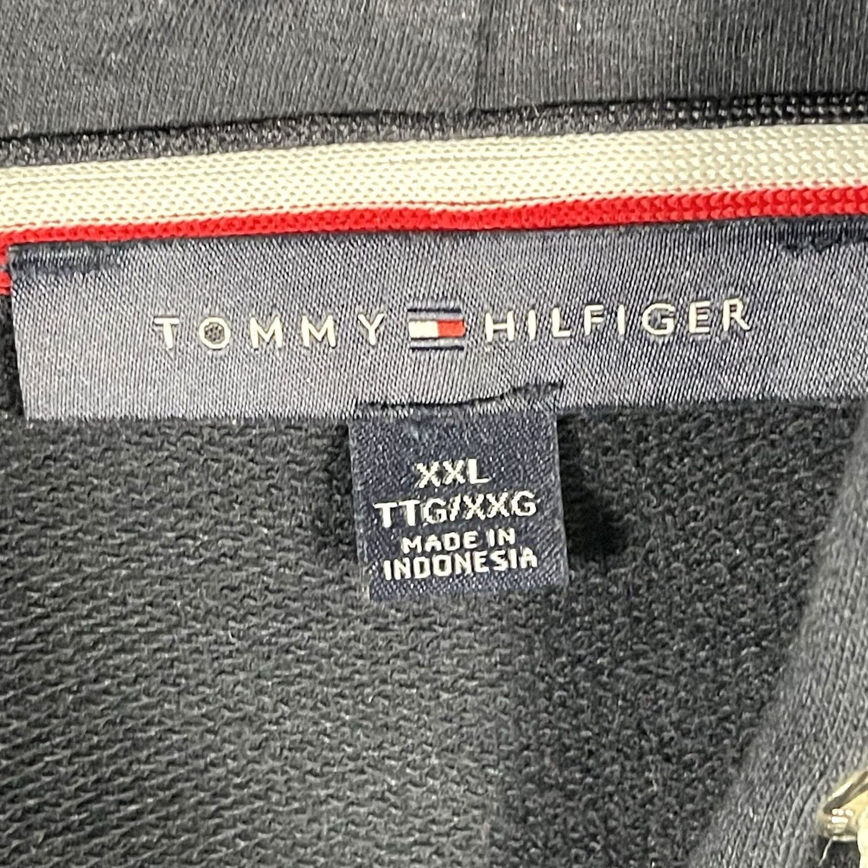 Tommy Hilfiger Tommy Hilfiger 1/2 Zip Hoodie Sweatshirt XXL Navy Blue Mens Long Sleeve ZIP Pullover Logo Size US XXL / EU 58 / 5 - 3 Thumbnail