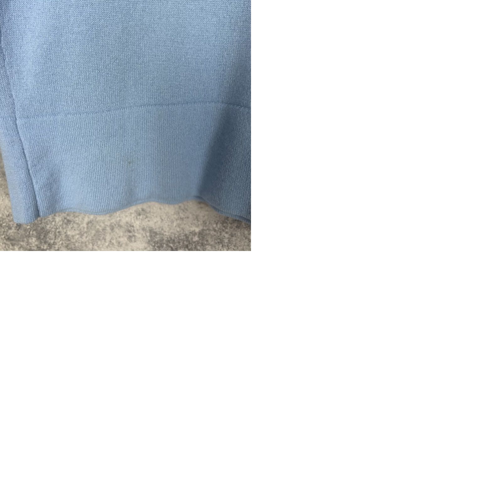Vintage Barbara Lohmann Blue 100% Cashmere Knit Sweater Pullover M Ladies Jacket? Size M / US 6-8 / IT 42-44 - 9 Thumbnail