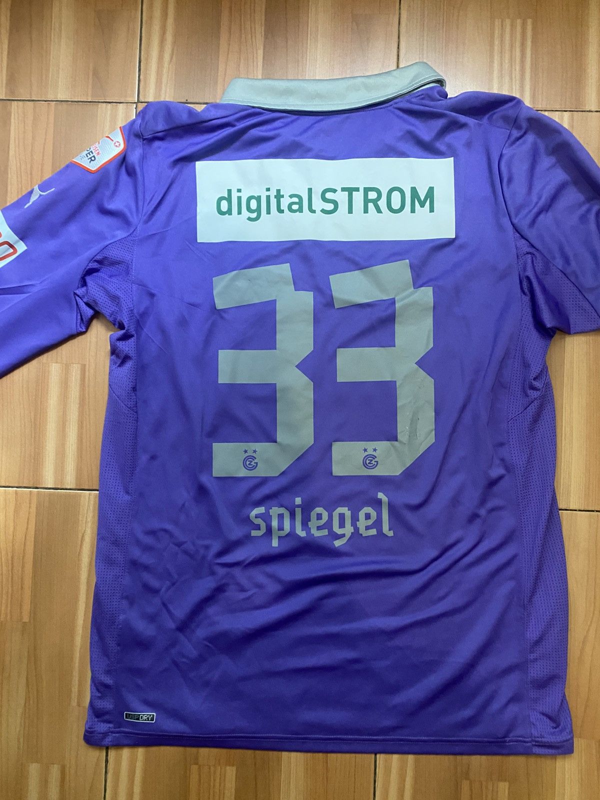 Chelsea Soccer × Puma × Vintage Grasshopper Club Zurich Math Worn Trikot Spiegel#33 Size US XL / EU 56 / 4 - 8 Thumbnail