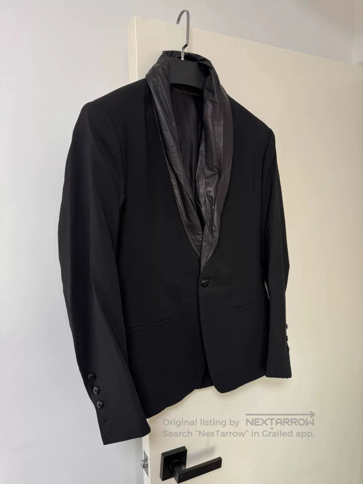 Rick Owens Rick Owens Pleated Shawl Collar Blazer. Size US M / EU 48-50 / 2 - 2 Thumbnail
