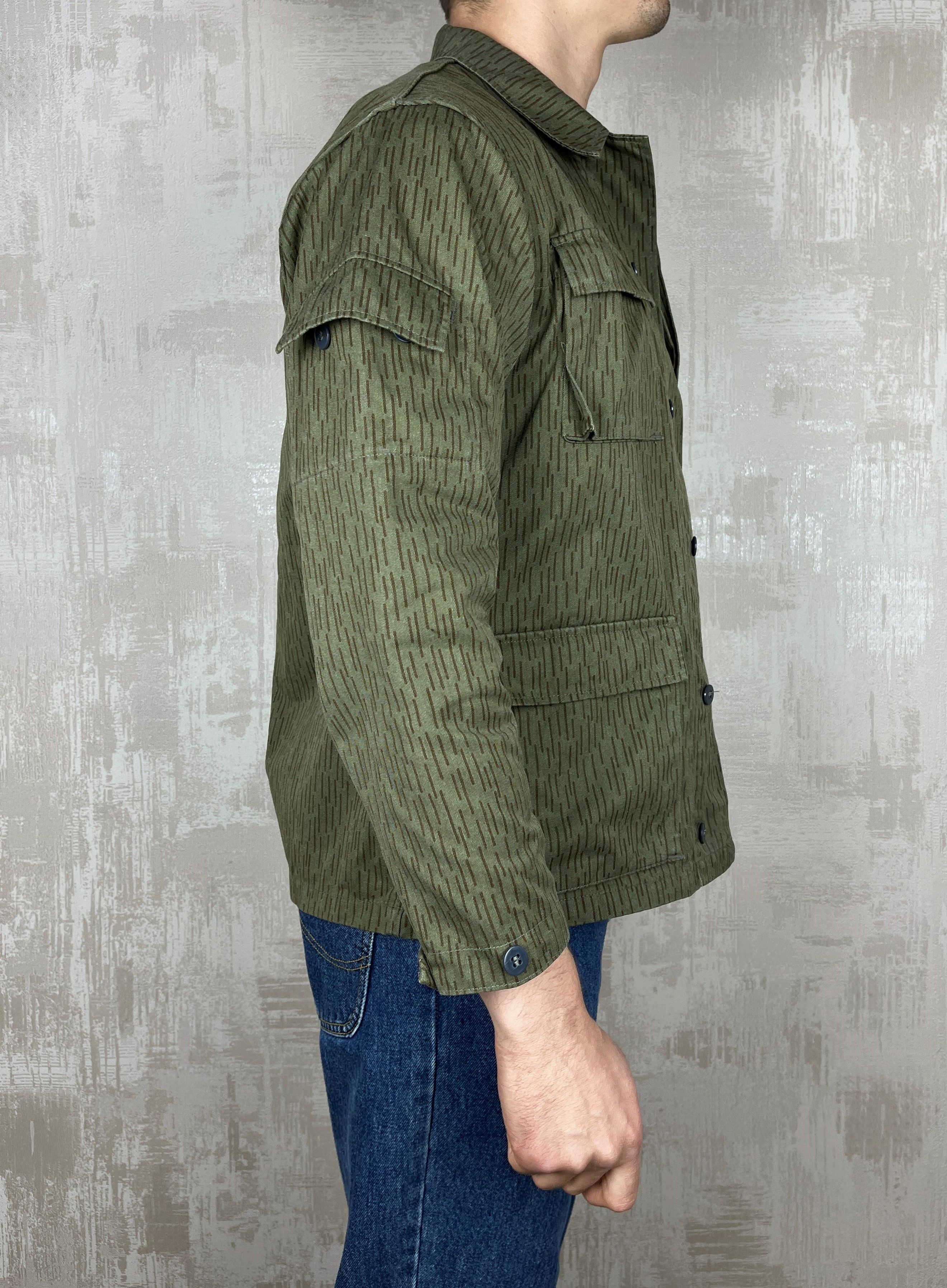 Vintage Vintage Military Army Field Jacket Dash Line Camouflage Size US S / EU 44-46 / 1 - 14 Thumbnail