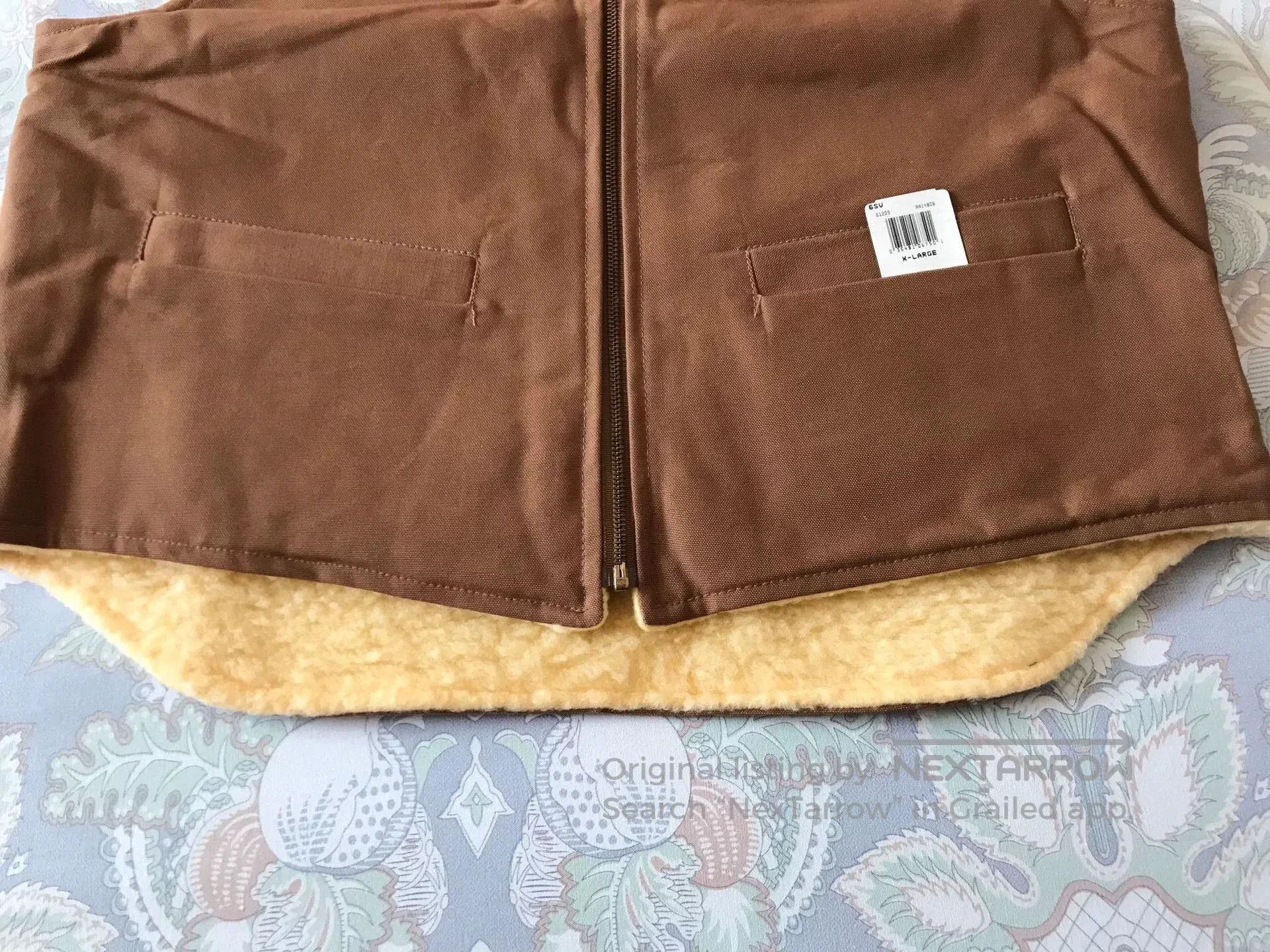 Carhartt 1980s Carhartt 6SV Canvas Vest. Size US XL / EU 56 / 4 - 5 Thumbnail