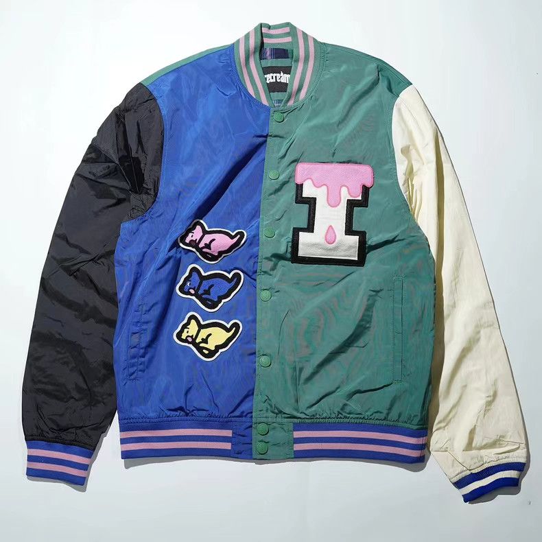 Billionaire Boys Club BBC ICECREAM Flying Dog Ice Cream American Varsity Jacket Size US L / EU 52-54 / 3 - 1 Thumbnail