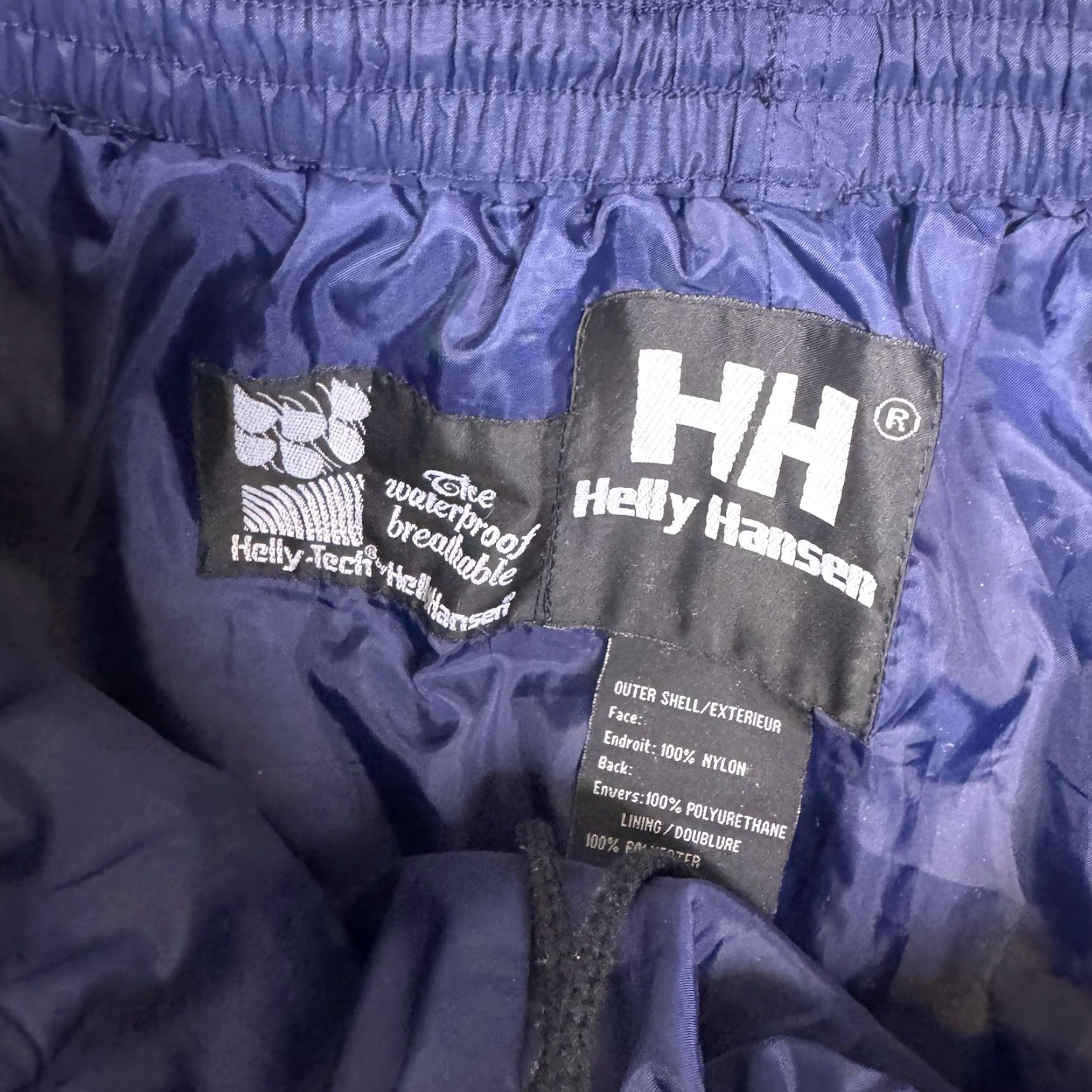 Helly Hansen Helly Hansen Pants Mens L Tech Waterproof Breathable Packable Hike Ski Outdoor Pants Redesign: Blue? Size US 33 - 6 Thumbnail
