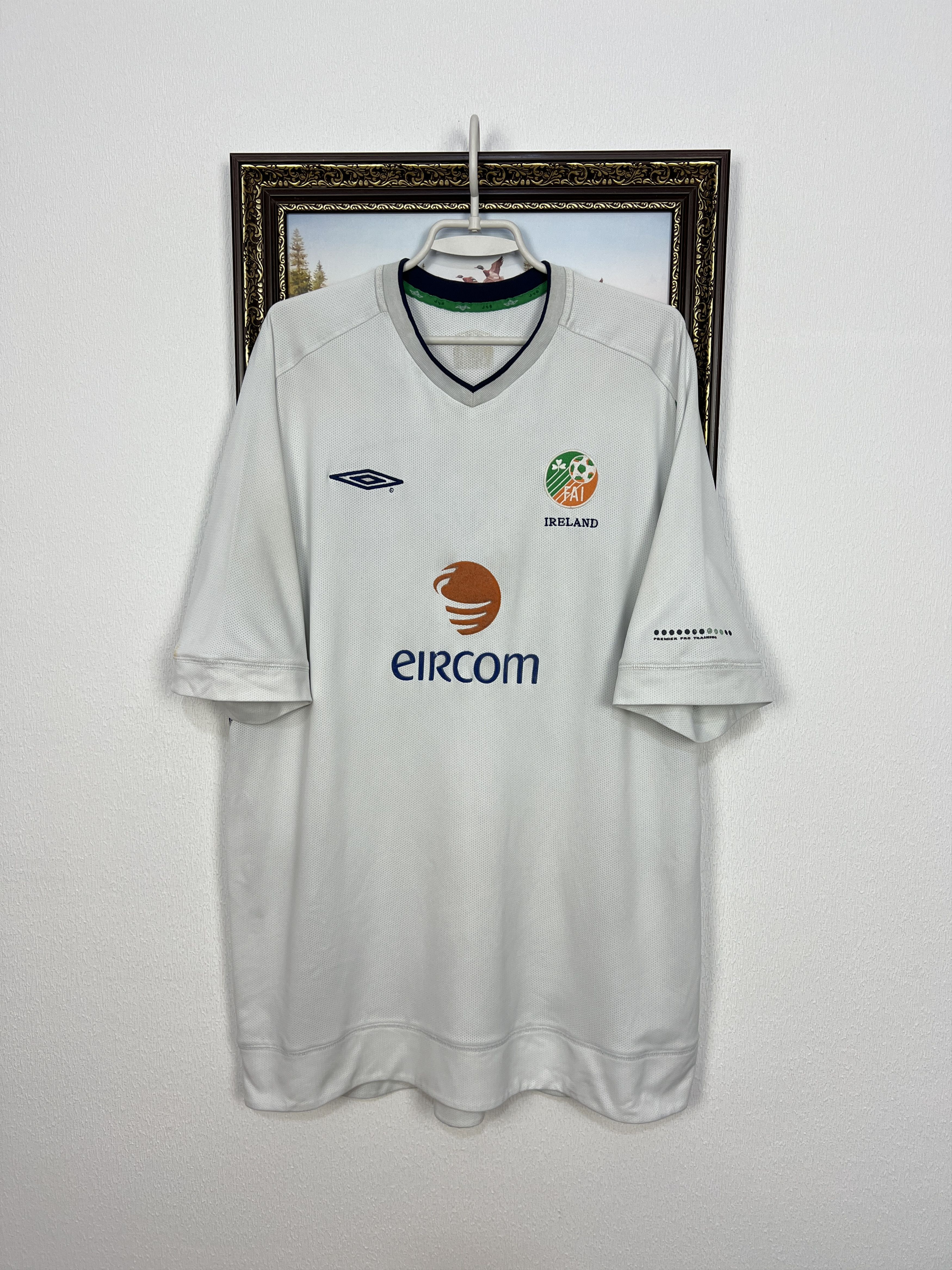 Umbro Vintage 90's Umbro Republic Of Ireland Football Train Shirt Size US XXL / EU 58 / 5 - 1 Thumbnail