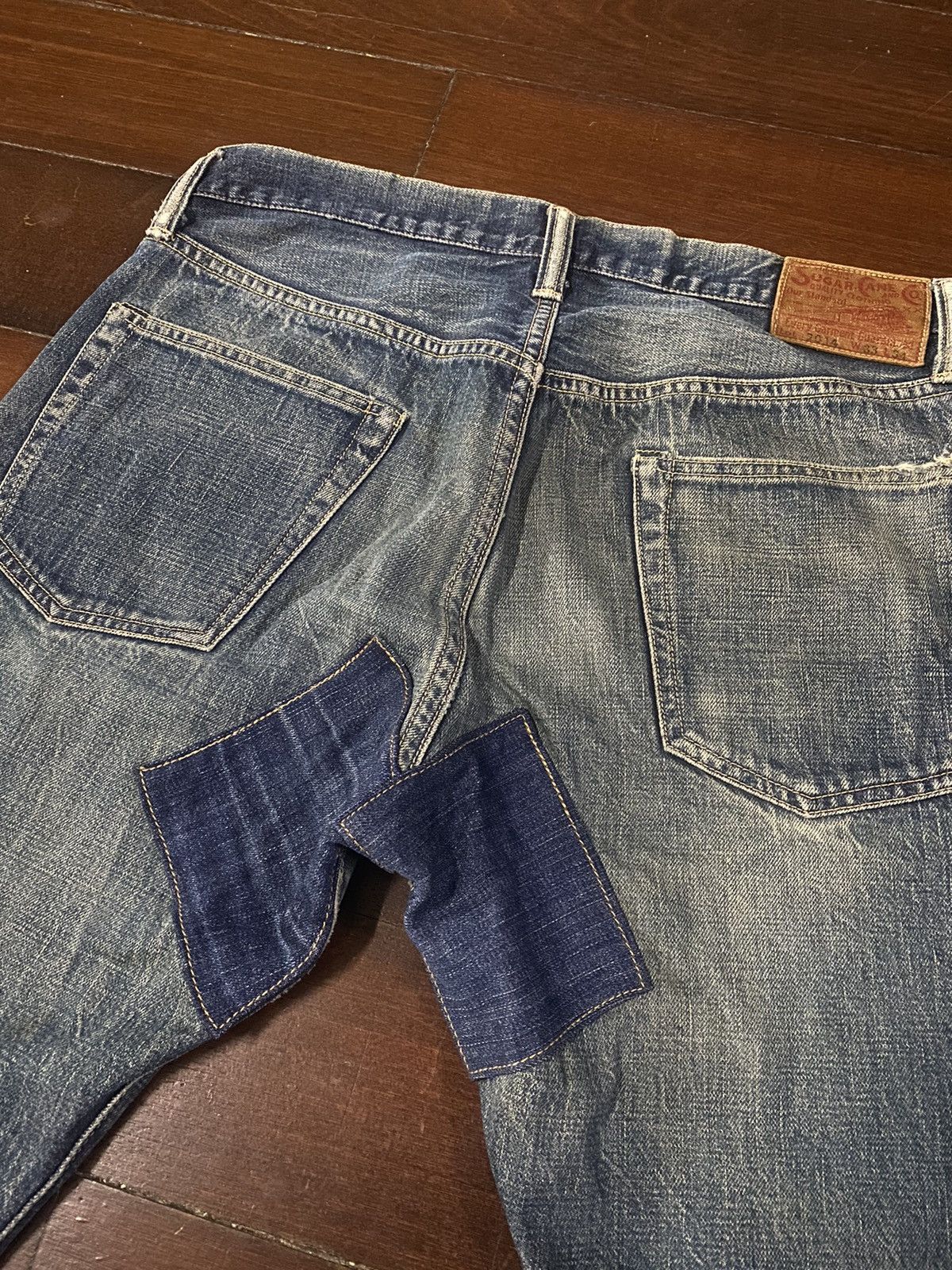 Vintage Sugar Cane Jeans Vintage Honeycomb Rusty lot 2014 rework B-1 Size US 34 / EU 50 - 14 Thumbnail
