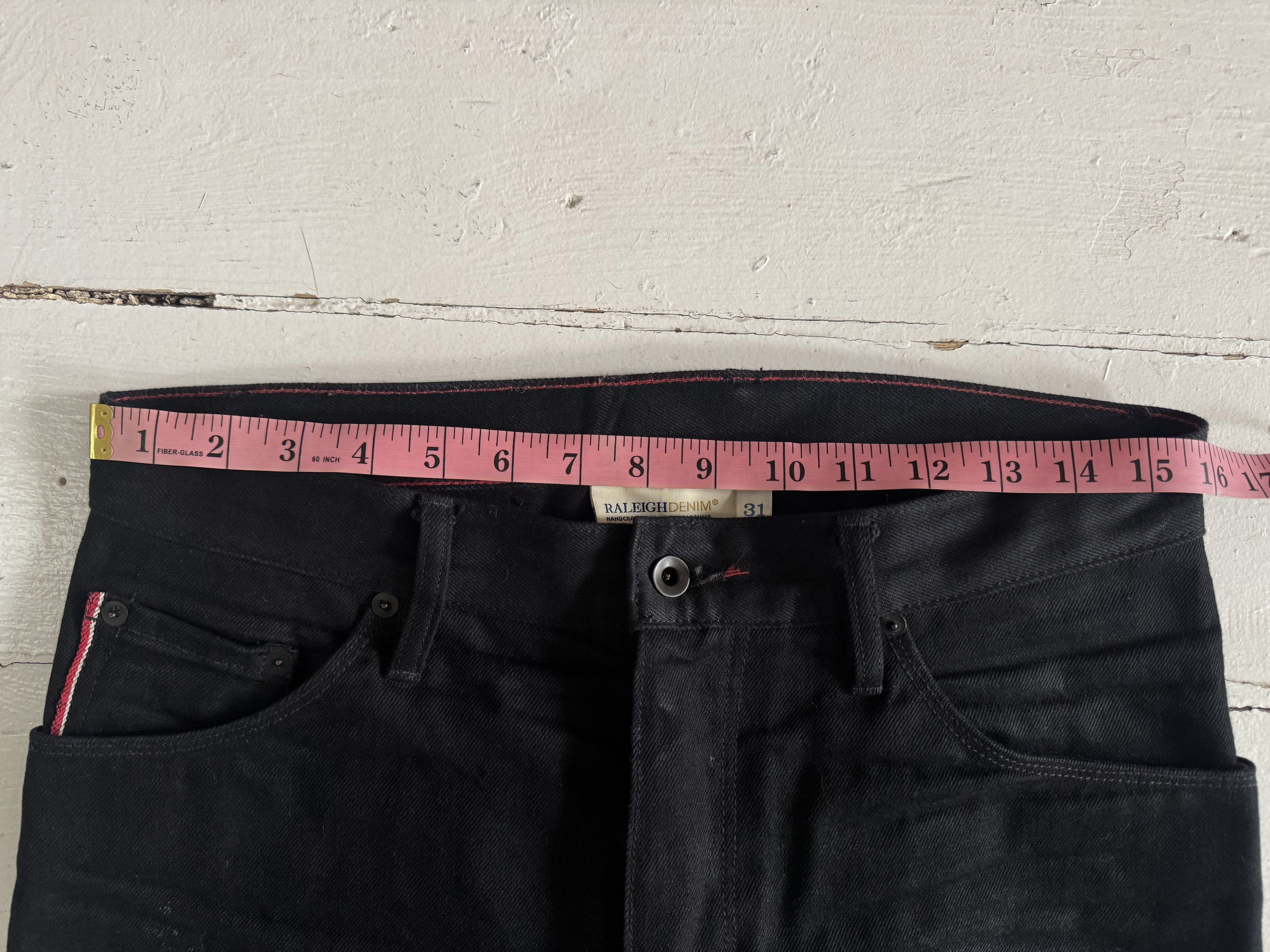Raleigh Denim Jones: Selvage Raw | Black Vidalia Size US 31 - 5 Thumbnail