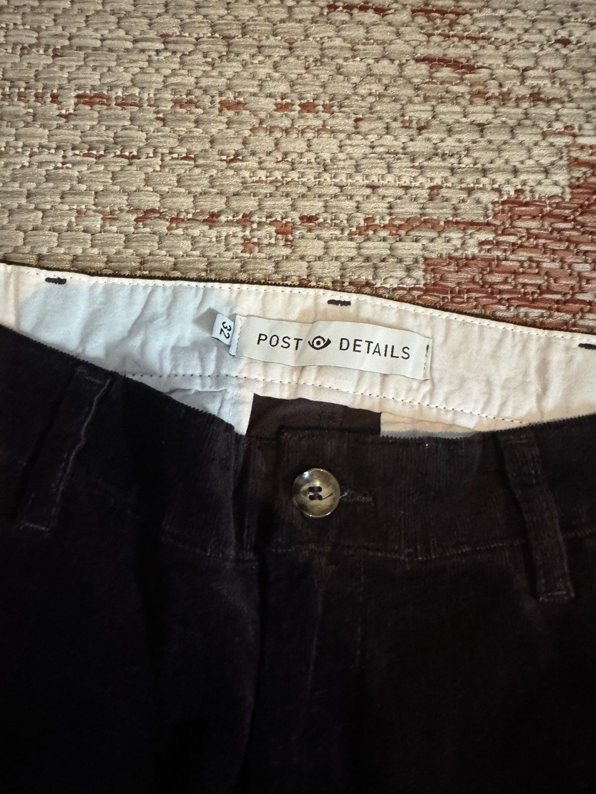 POST&CO Post Courdory Pants Sz 32 Dark Plum DSWT Size US 32 / EU 48 - 2 Thumbnail