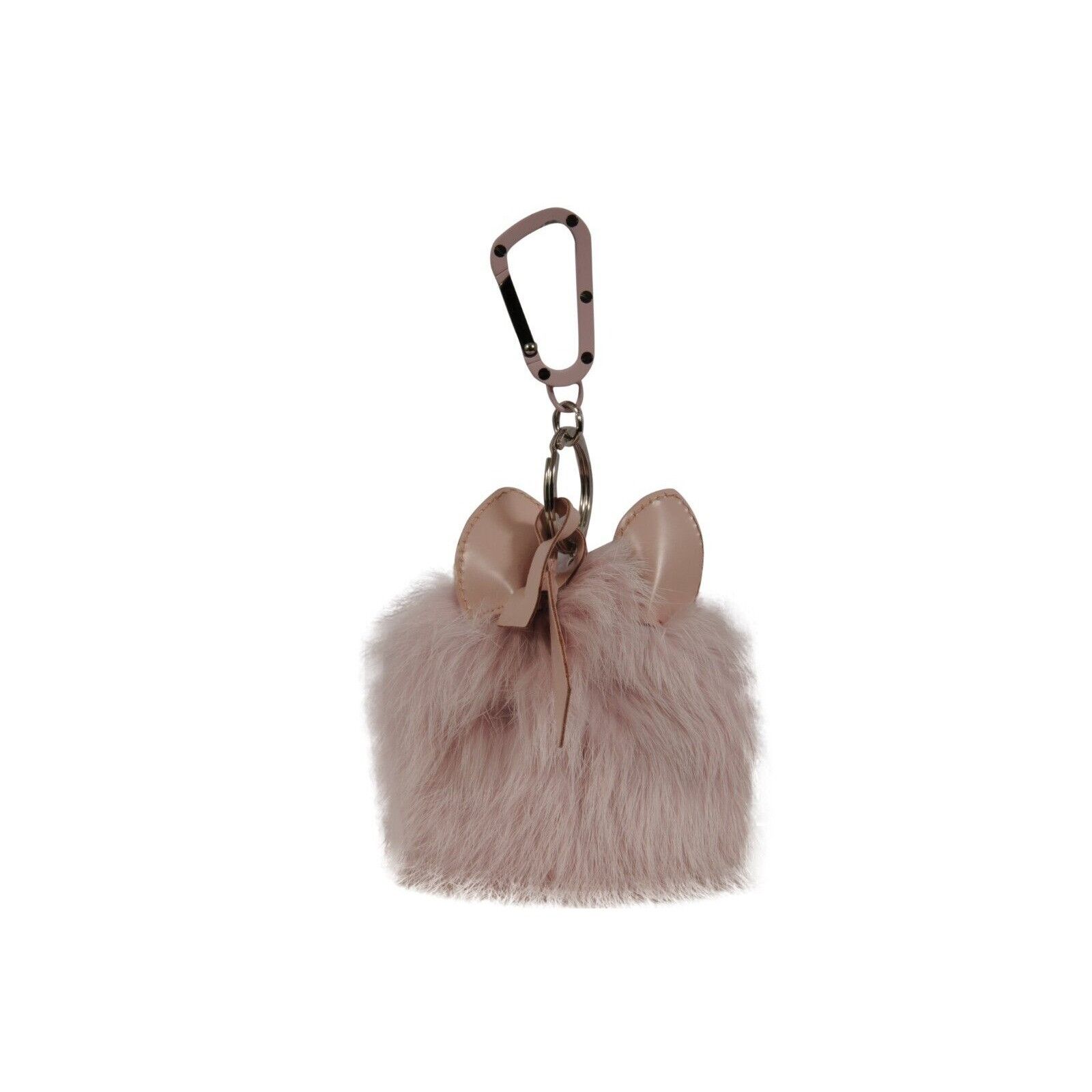 Dior Cookie Bag Charm Pink Leather Dog Animal Leather Fur Du Size ONE SIZE - 7 Thumbnail