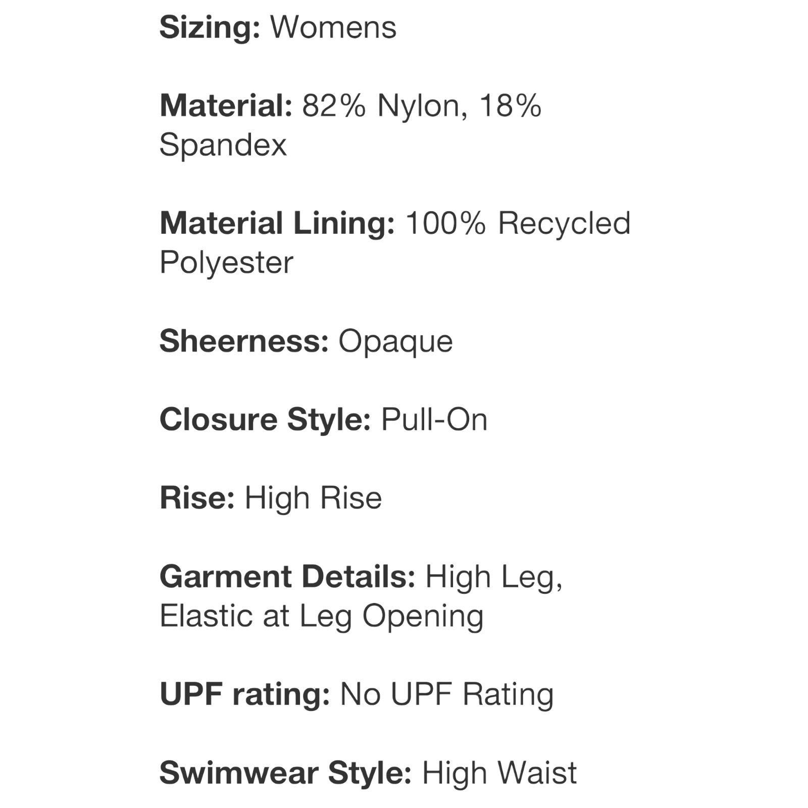 Other Shade & Shore-Women's High Waist High Leg Cheeky Contrast Ba Size ONE SIZE - 9 Thumbnail