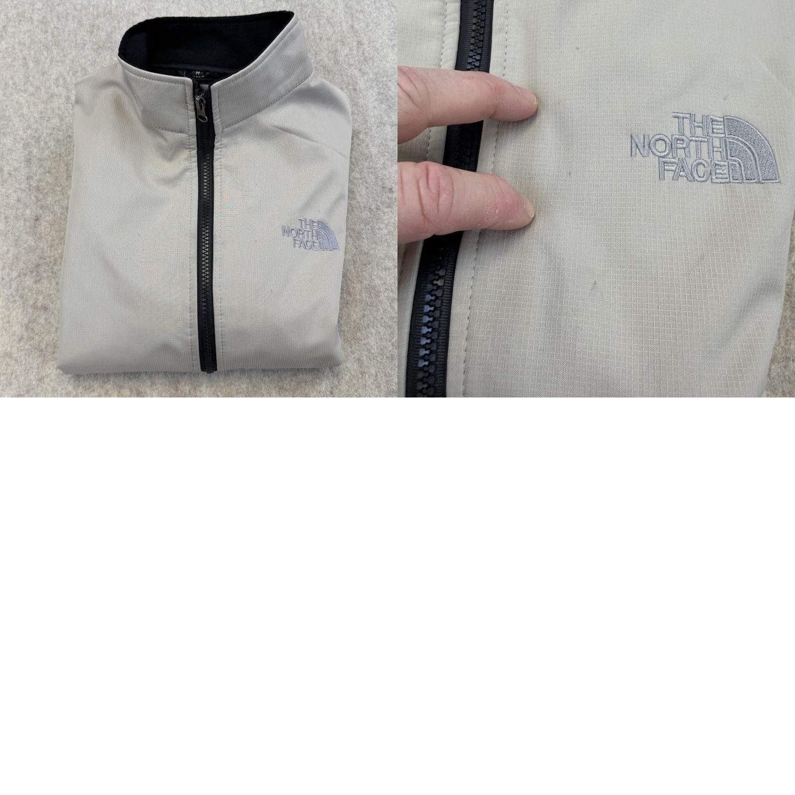 The North Face The North Face Summit Series Jacket Mens M Gray Full Zip Softshell Wind-Resistant Water Resistant Pockets Lined Fleece Size US M / EU 48-50 / 2 - 10 Thumbnail