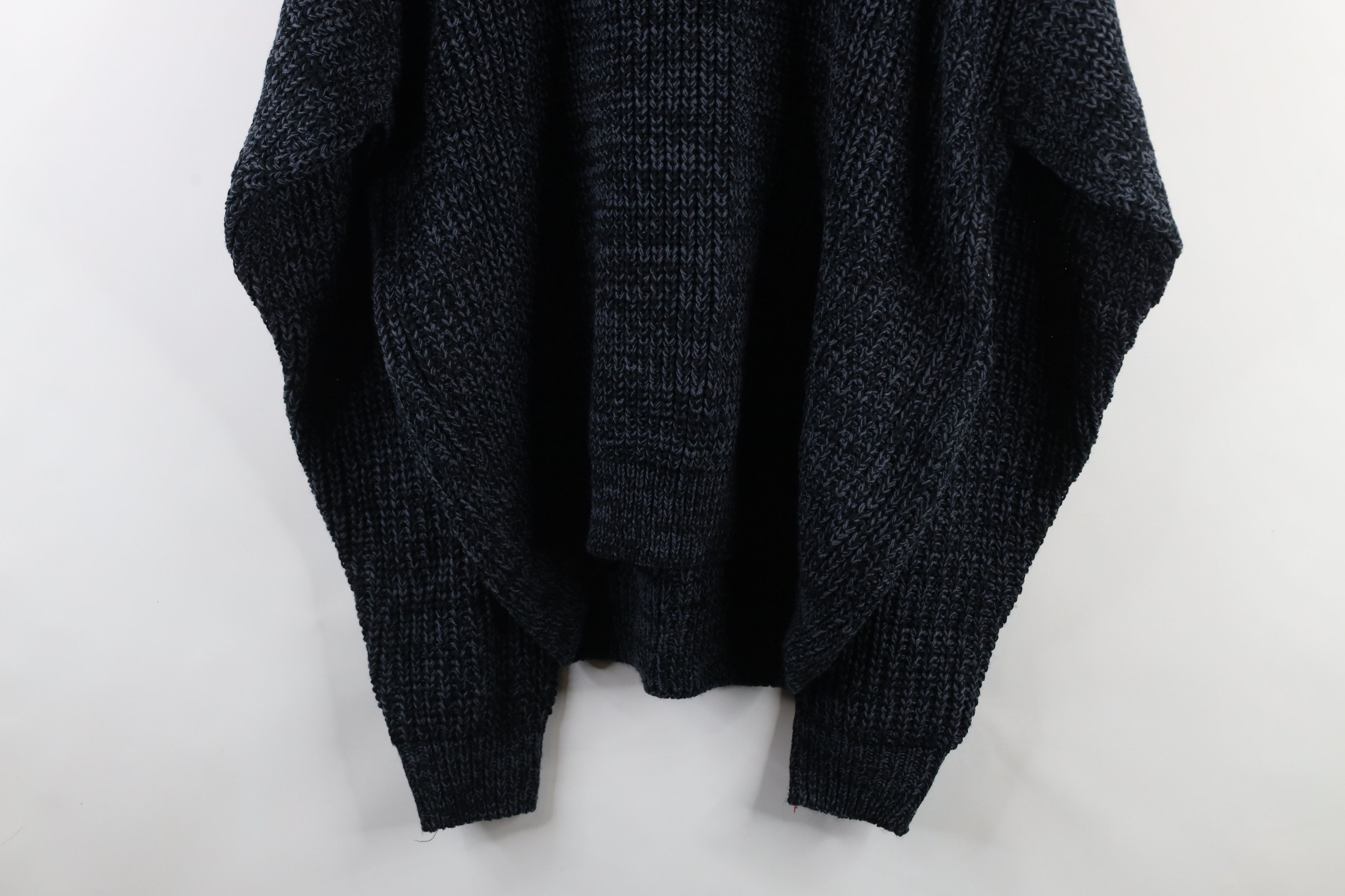 Vintage Deadstock Vintage 90s Streetwear Ribbed Knit Sweater Blue Size US XXL / EU 58 / 5 - 9 Thumbnail