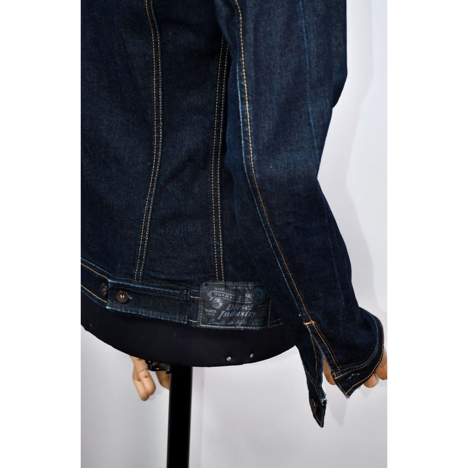 Diesel Diesel JYMPOS Denim Jacket Men L Blue Slim 99% Cotton 1% Elastane Button Closure Casual Jacket Size US L / EU 52-54 / 3 - 6 Thumbnail
