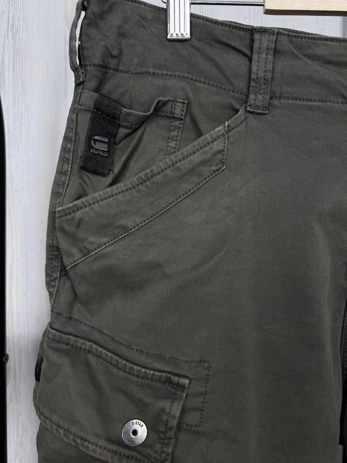 G-Star G-Star Raw Men's Roxic Cargo Shorts Tan Size US 32 / EU 48 - 4 Thumbnail