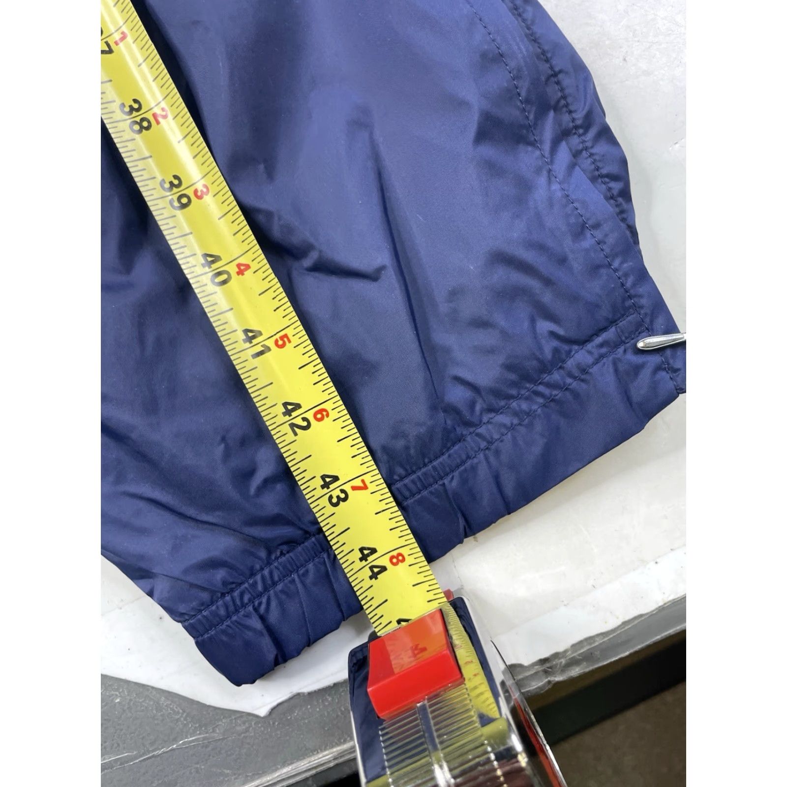 Nike VINTAGE Nike Track Pants Nylon Blue Lined Windbreaker Joggers XL Men’s Size US 36 / EU 52 - 4 Thumbnail
