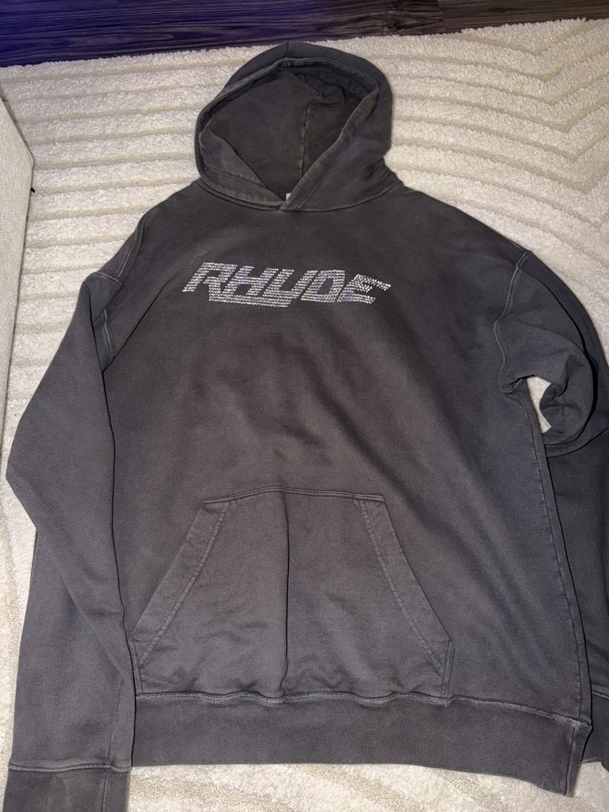 Rhude Rhude Swarovski crystal hoodie Size US XXL / EU 58 / 5 - 1 Thumbnail