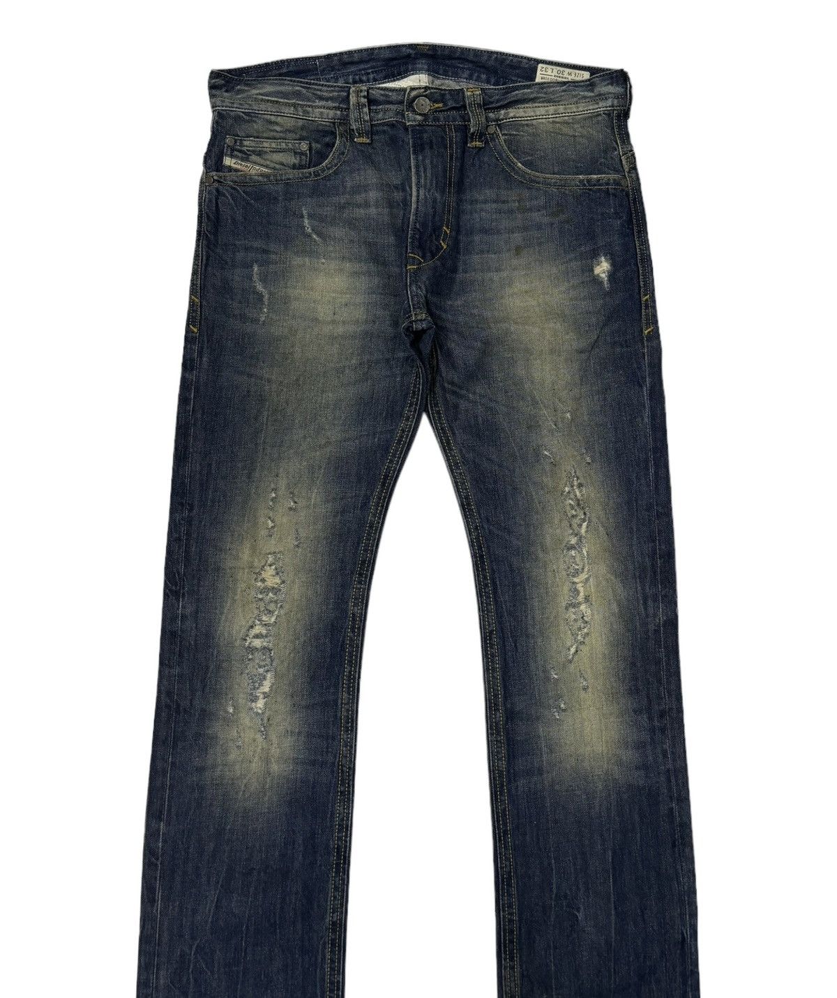 Diesel DIESEL CLAW MARK DISTRESSED SLIM SKINNY JEANS Size US 34 / EU 50 - 3 Thumbnail
