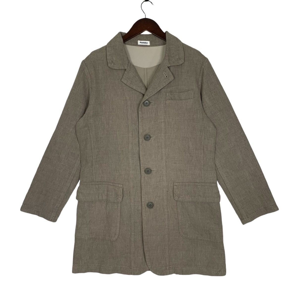 イッセイミヤケ Plantation ロングコート Plantation - プランテーション 90s 日本製 イッセイミヤケ