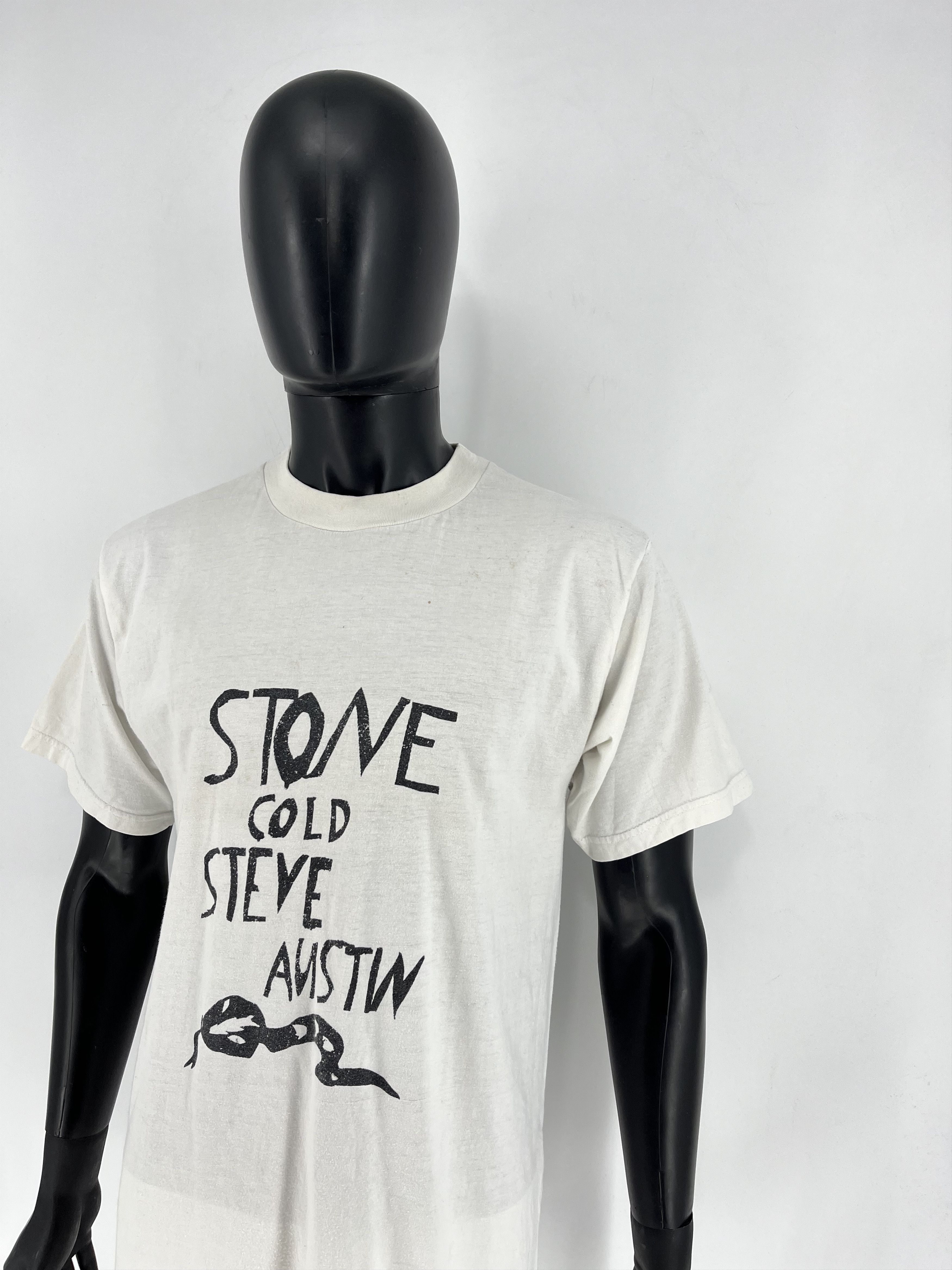 Vintage × WWE × WWF Vintage Y2K Stone Cold Steve Austin Tee Shirt Size US XXL / EU 58 / 5 - 4 Thumbnail
