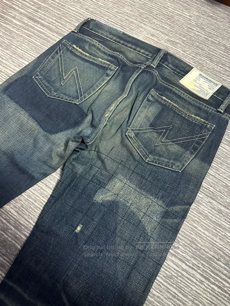 Neighborhood Neighborhood size M Distressed Patchwork Denim Pants Size US 27 - 6 Thumbnail