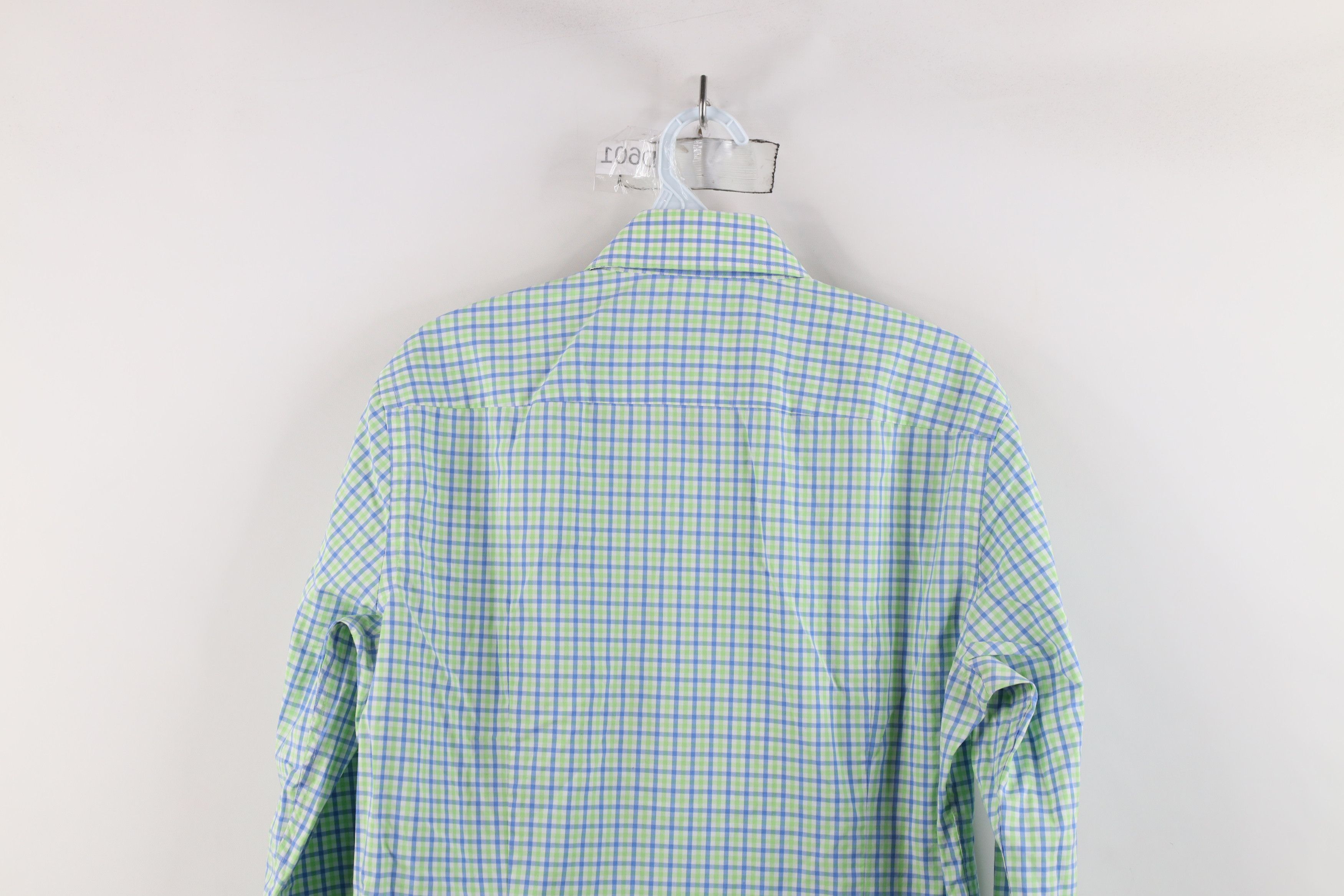 Hugo Boss × Vintage Hugo Boss Fit Collared Long Sleeve Button Shirt Green Plaid Size US S / EU 44-46 / 1 - 8 Thumbnail