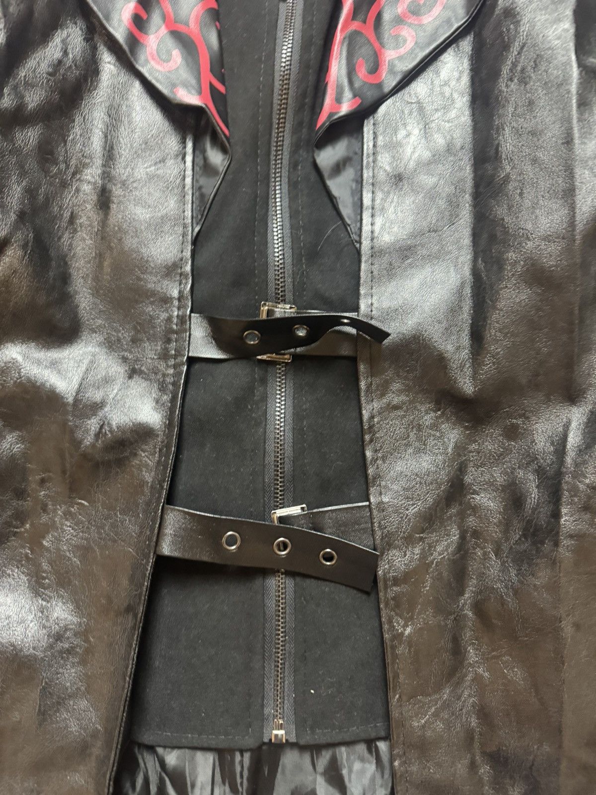 If Six Was Nine × Japanese Brand Y2K Assassin Gothic Opium Hearts Style Leather Style Jaket Size US M / EU 48-50 / 2 - 7 Thumbnail