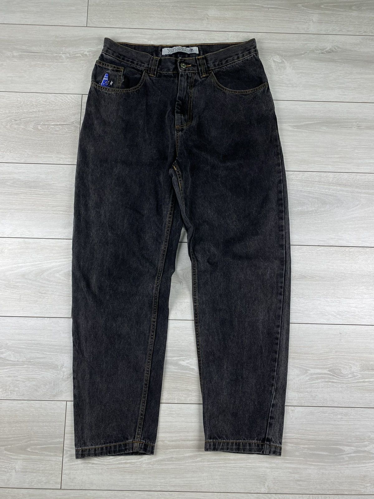 Polar Skate Co. Polar Skate Co '92 Denim Faded Black Gray Denim Jeans Skater Size US 30 / EU 46 - 1 Thumbnail