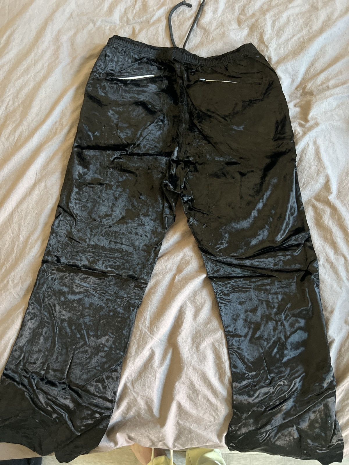 Needles Black velvet needles flared track pant Size US 31 - 2 Thumbnail