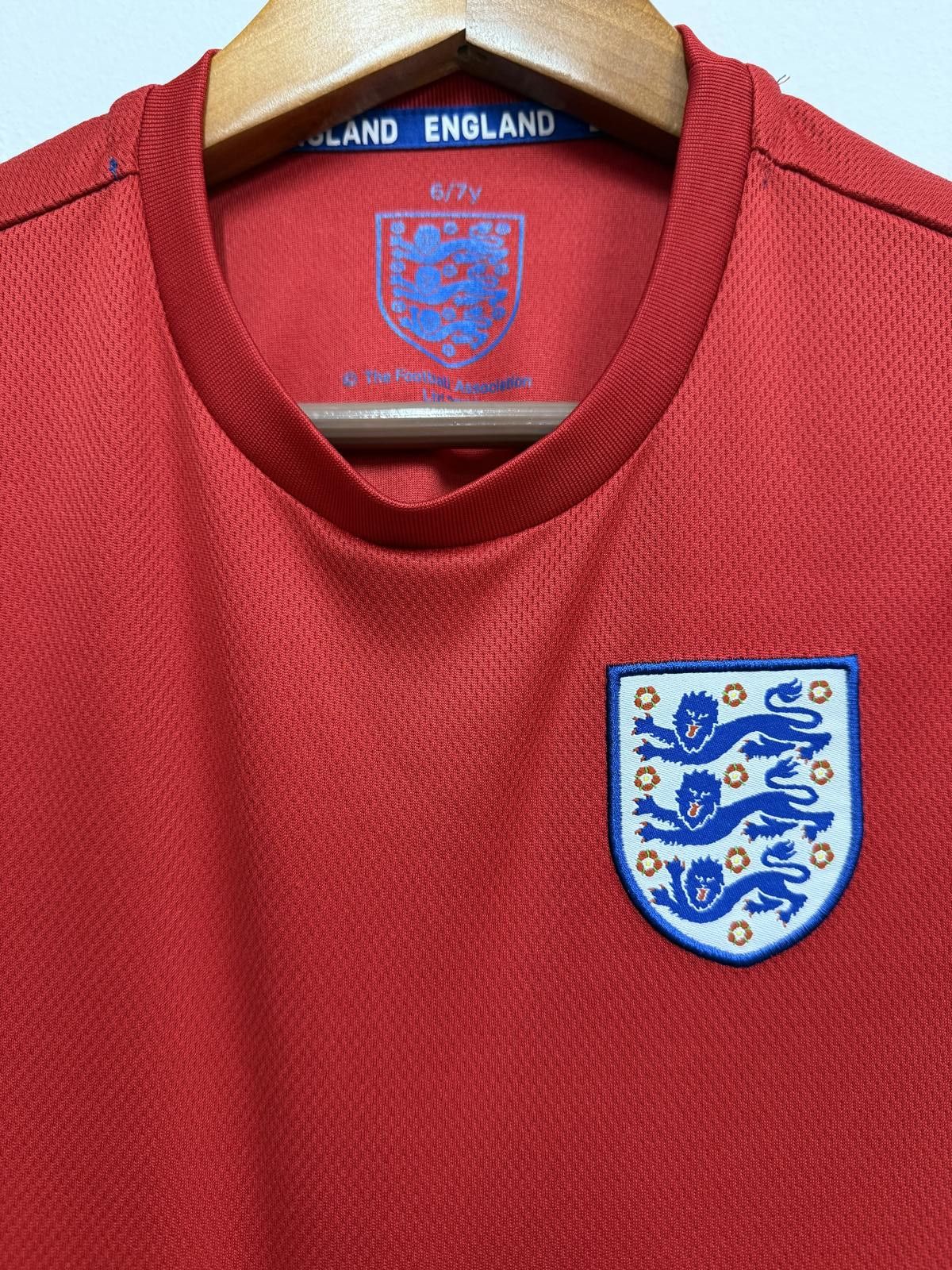 Other England National Team Red Soccer Jersey Kids 6-7 Years Size ONE SIZE - 3 Thumbnail