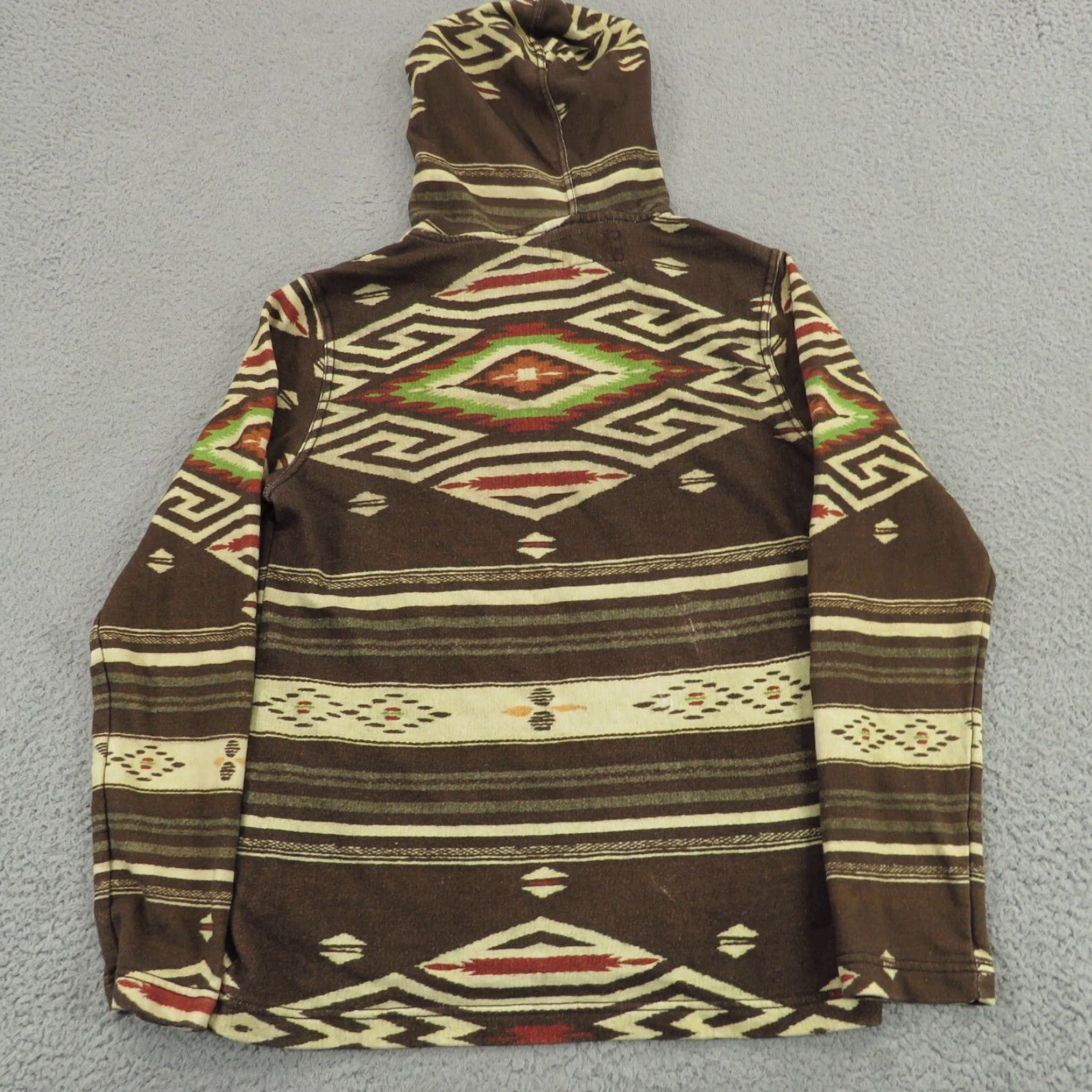 Polo Ralph Lauren Polo Ralph Lauren Hoodie Mens Medium Brown Aztec Southwestern Fireball Pullover Size US M / EU 48-50 / 2 - 7 Thumbnail