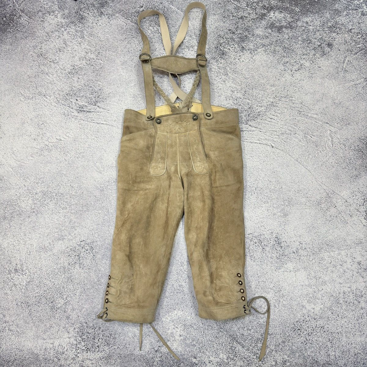 Vintage Authentic Vintage Lederhosen - Size 48 - 32 Size US 32 / EU 48 - 1 Thumbnail