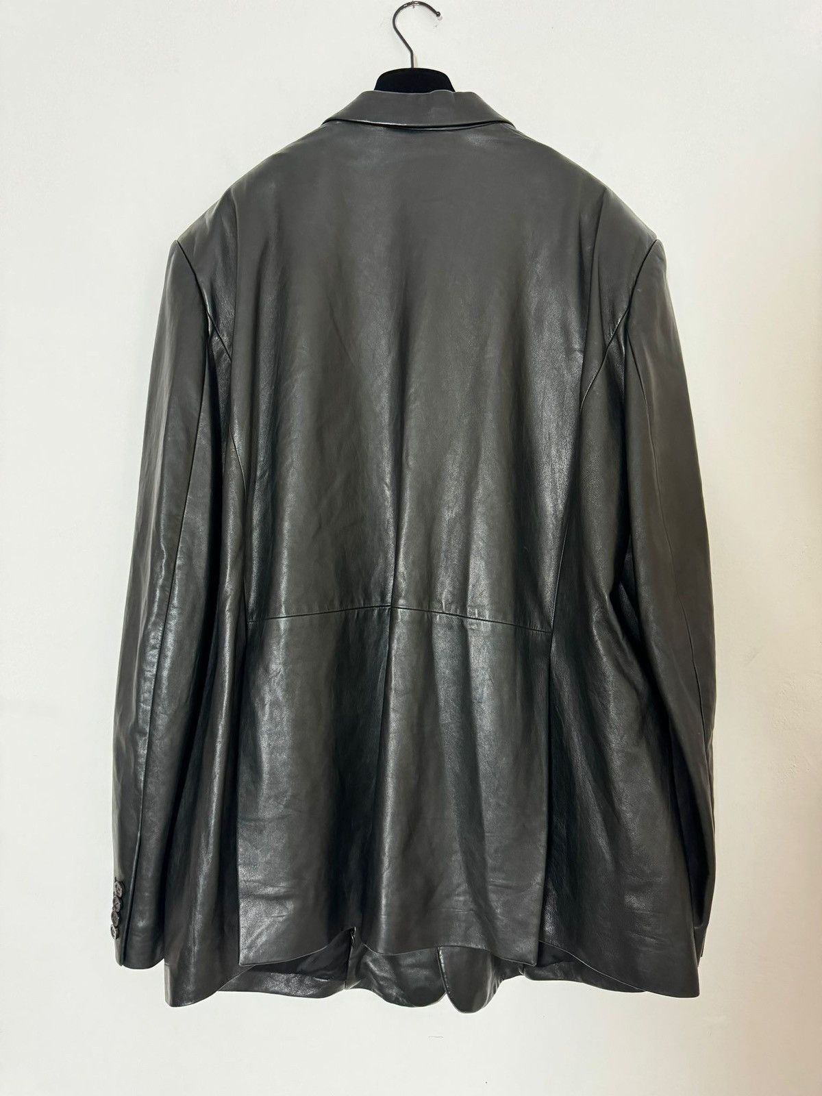 Balenciaga SS23 SOFT LEATHER BLAZER SB OVERSIZE JACKET Size US M / EU 48-50 / 2 - 8 Thumbnail