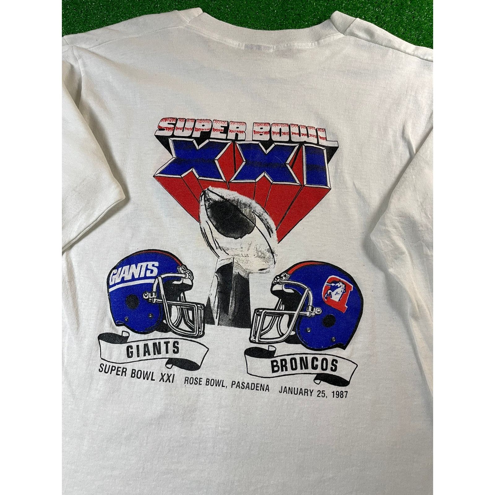 NFL × Vintage Vintage 1987 New York Giants Super Bowl Large Shirt USA Size US L / EU 52-54 / 3 - 2 Thumbnail
