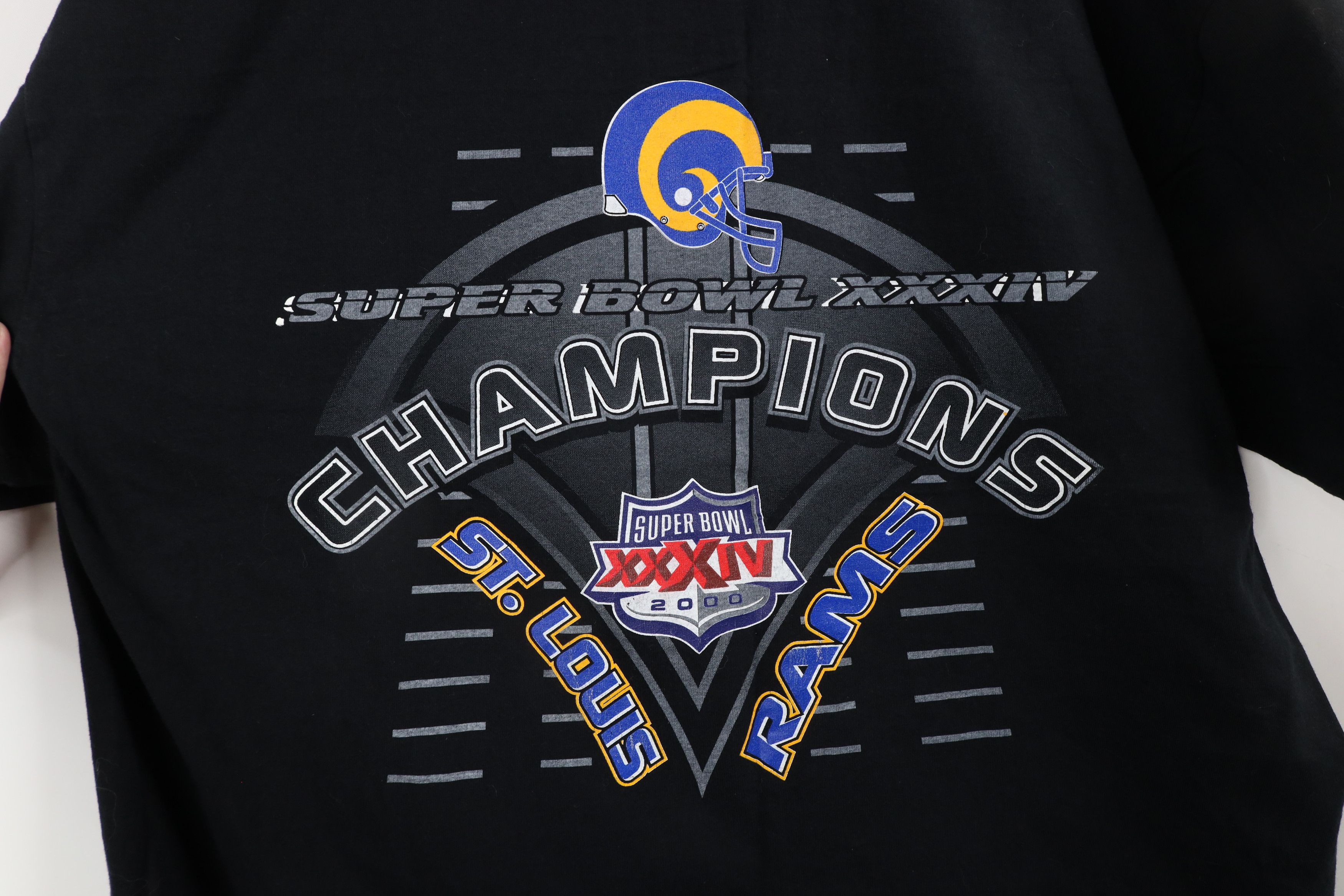 Puma × Vintage Vintage Puma Bowl Champs St Louis Rams Football T-Shirt Size US L / EU 52-54 / 3 - 5 Thumbnail