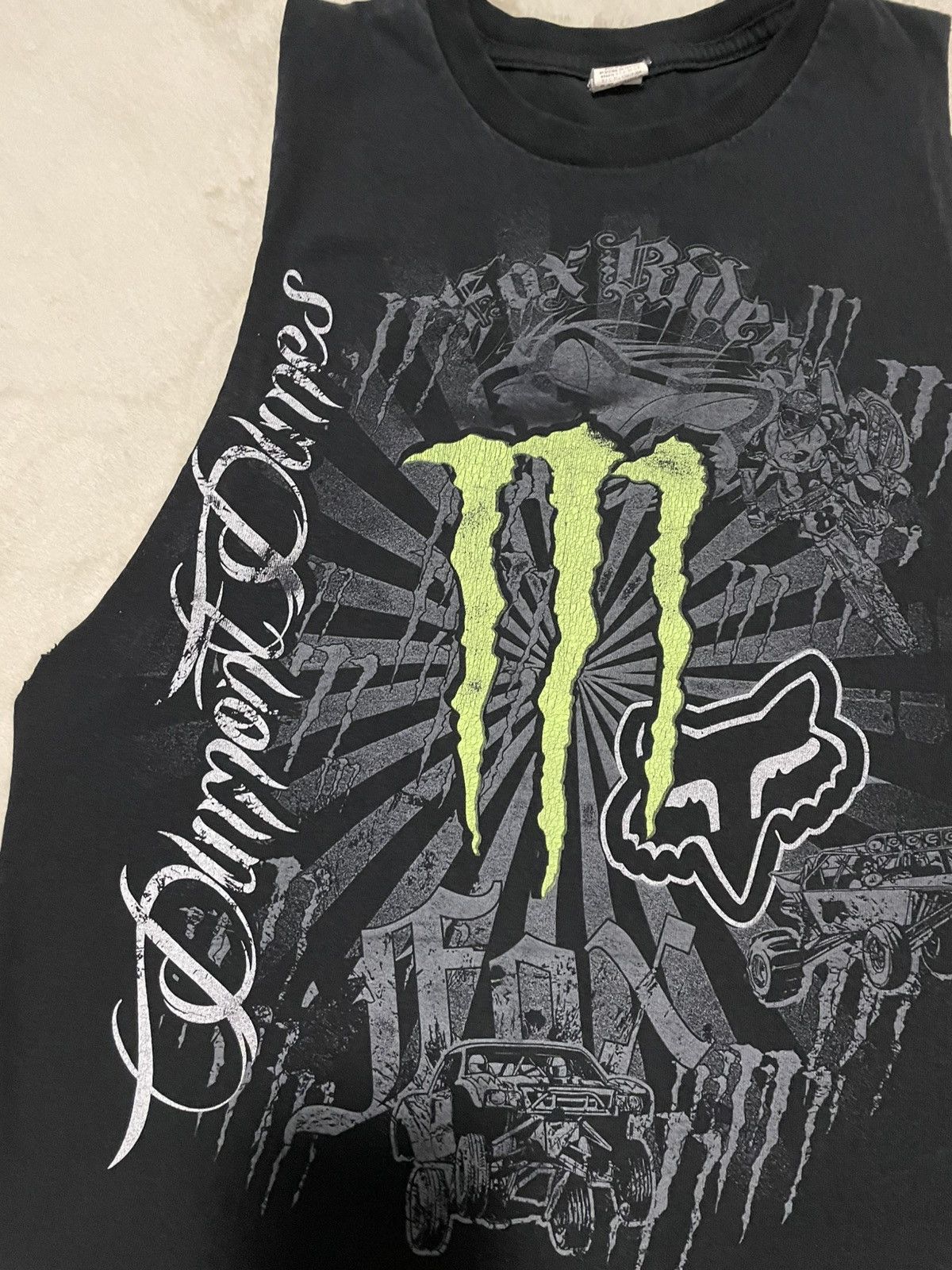 Fox Racing Monster Energy Fox Racing Graphic Y2K Moto Cutoff (Vintage) Size US S / EU 44-46 / 1 - 1 Thumbnail