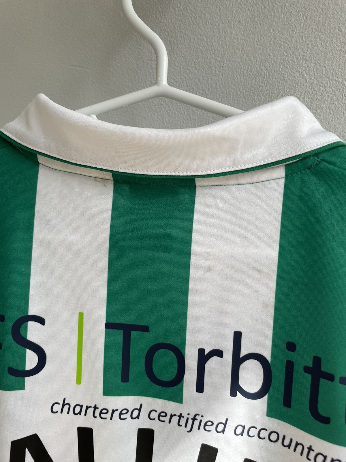 Errea Blyth Spartans AFC Callum #10 Football Soccer Jersey Shirt Size US M / EU 48-50 / 2 - 6 Thumbnail