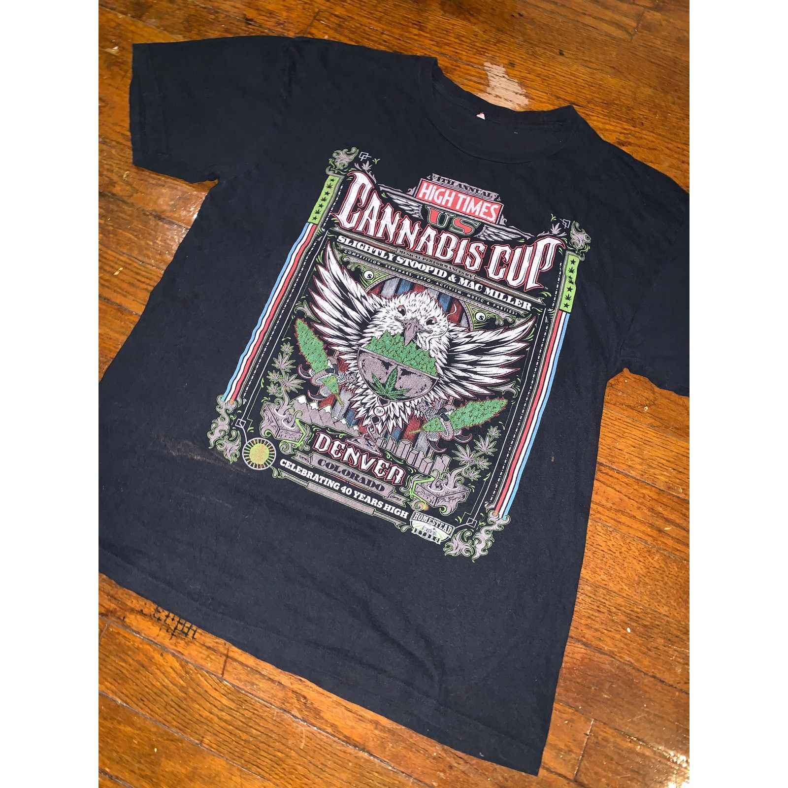 Band Tees × Other 2014 Cannabis Cup Denver Tee Mac Miller Slightly Stoopid L Size US L / EU 52-54 / 3 - 5 Thumbnail