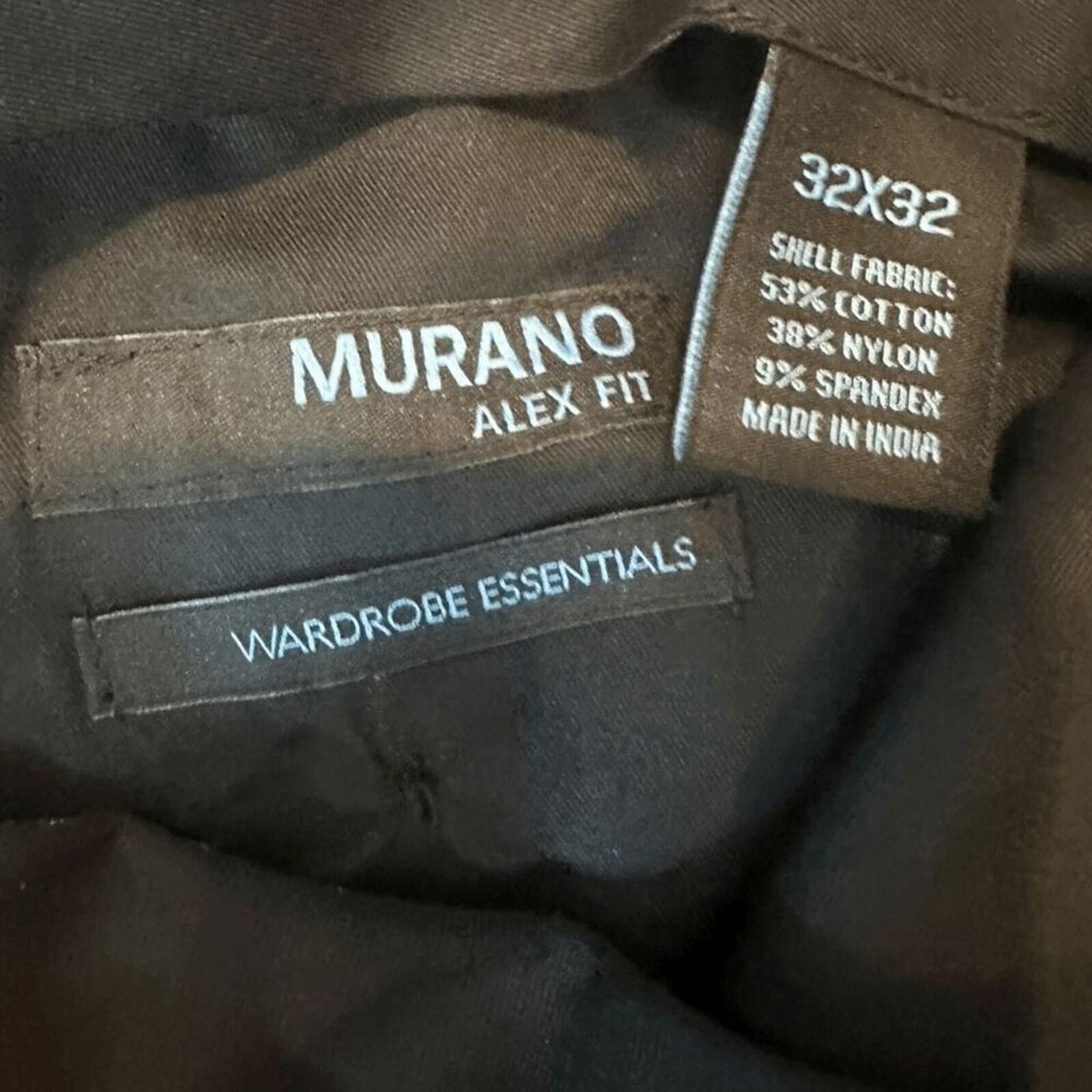 Murano Murano Alex Fit Chino Pants Mens 32x32 Navy Size US 32 / EU 48 - 3 Thumbnail