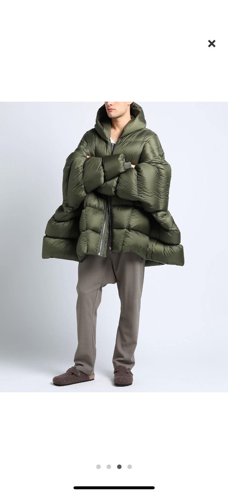 Rick Owens Rick Owens Oversized Down Puffer Size US M / EU 48-50 / 2 - 5 Thumbnail