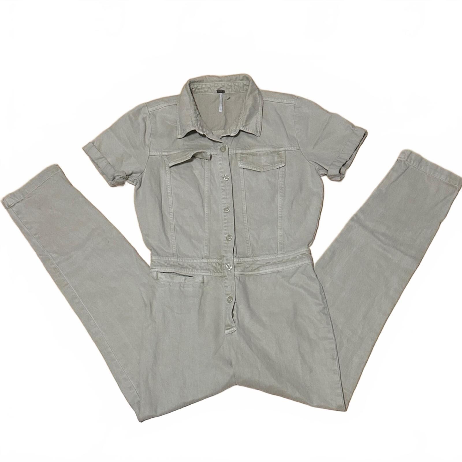Other NWOT light green utility jumpsuit Size 26" / US 2 / IT 38 - 8 Thumbnail
